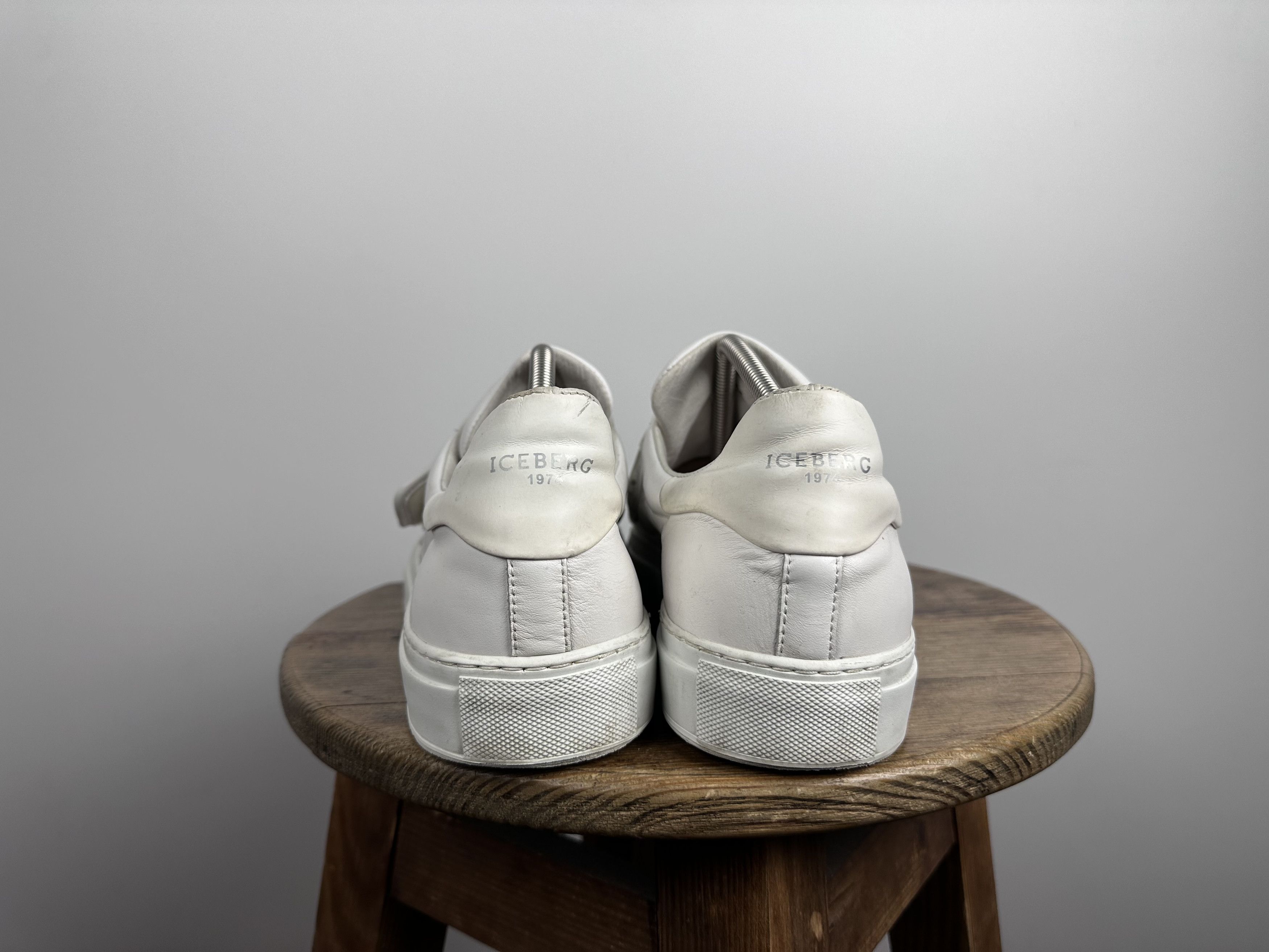 Grailed × Iceberg Iceberg Sneakers Shoes White Big Logo Leather Mens Size 45 Size US 12 / EU 45 - 6 Thumbnail