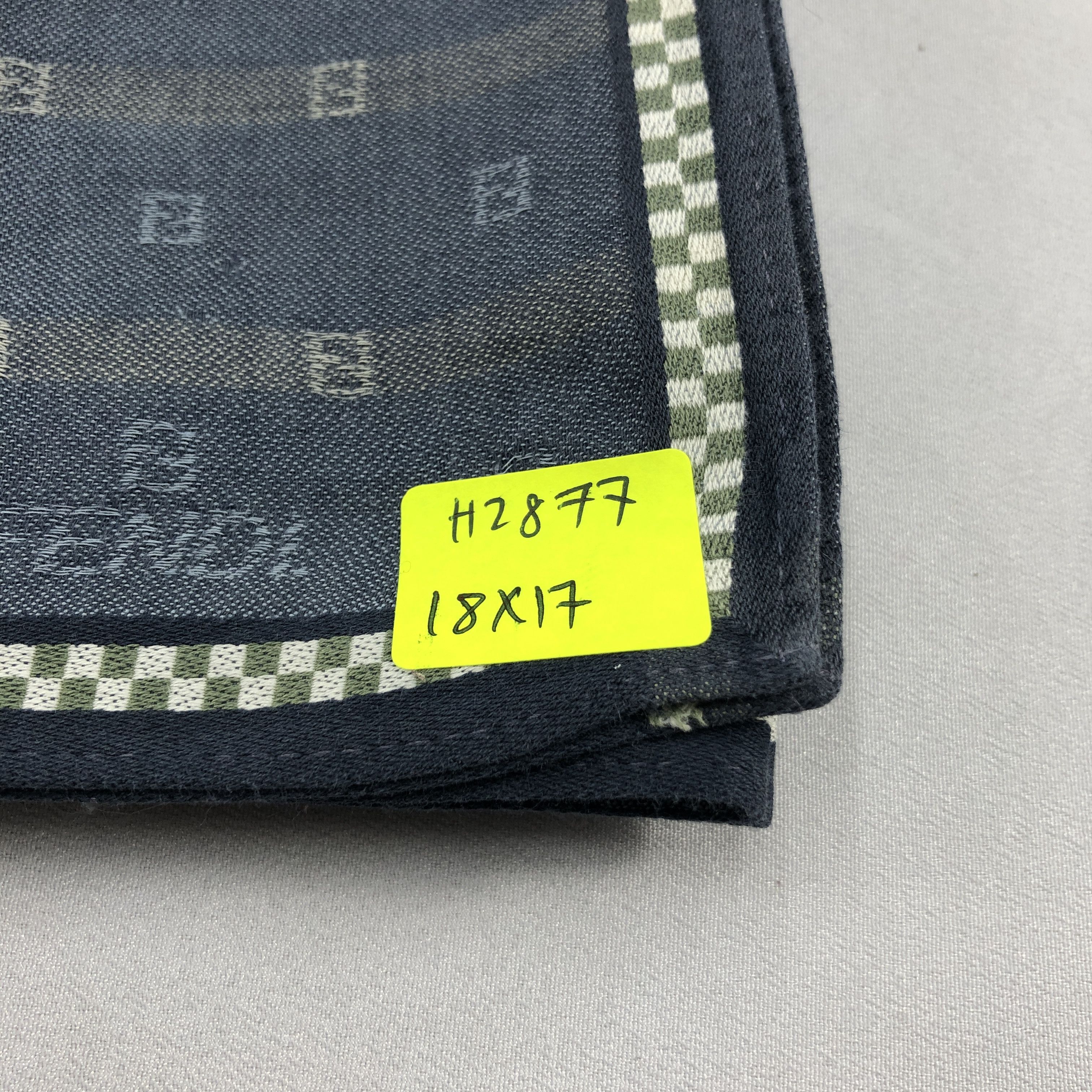 Japanese Brand Fendi Monogram Handkerchief Neckerchief Bandana H2877 Size ONE SIZE - 6 Thumbnail