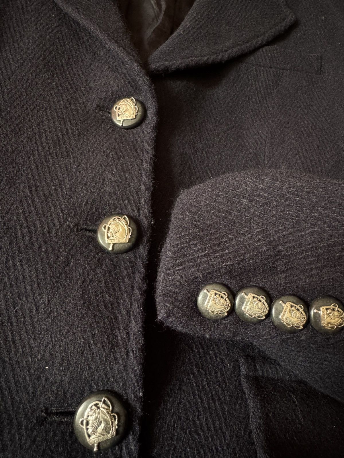 Lauren Ralph Lauren LAUREN RALPH LAUREN PETITE BLAZER HORSE BUTTON Size S / US 4 / IT 40 - 4 Thumbnail