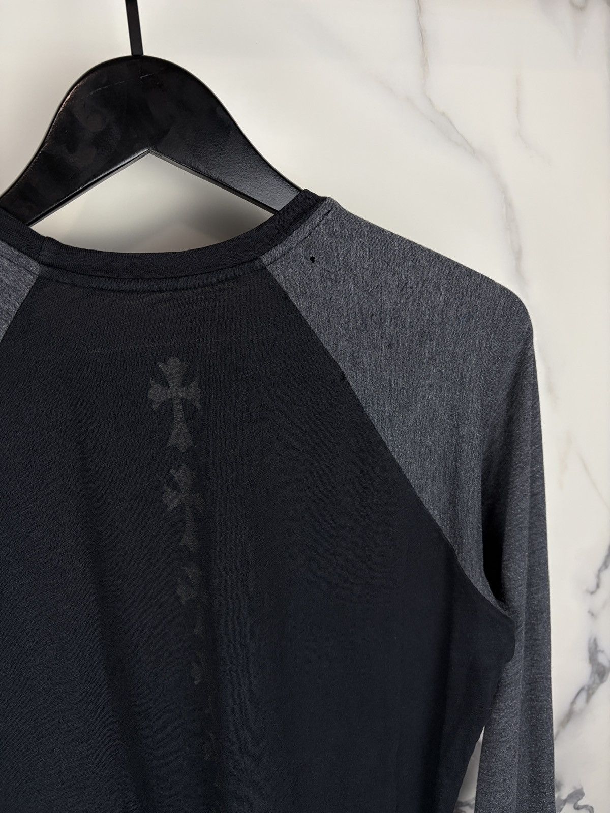 Chrome Hearts Chrome Hearts Vintage Cemetery Baseball Longsleeve Tshirt Size US S / EU 44-46 / 1 - 2 Thumbnail