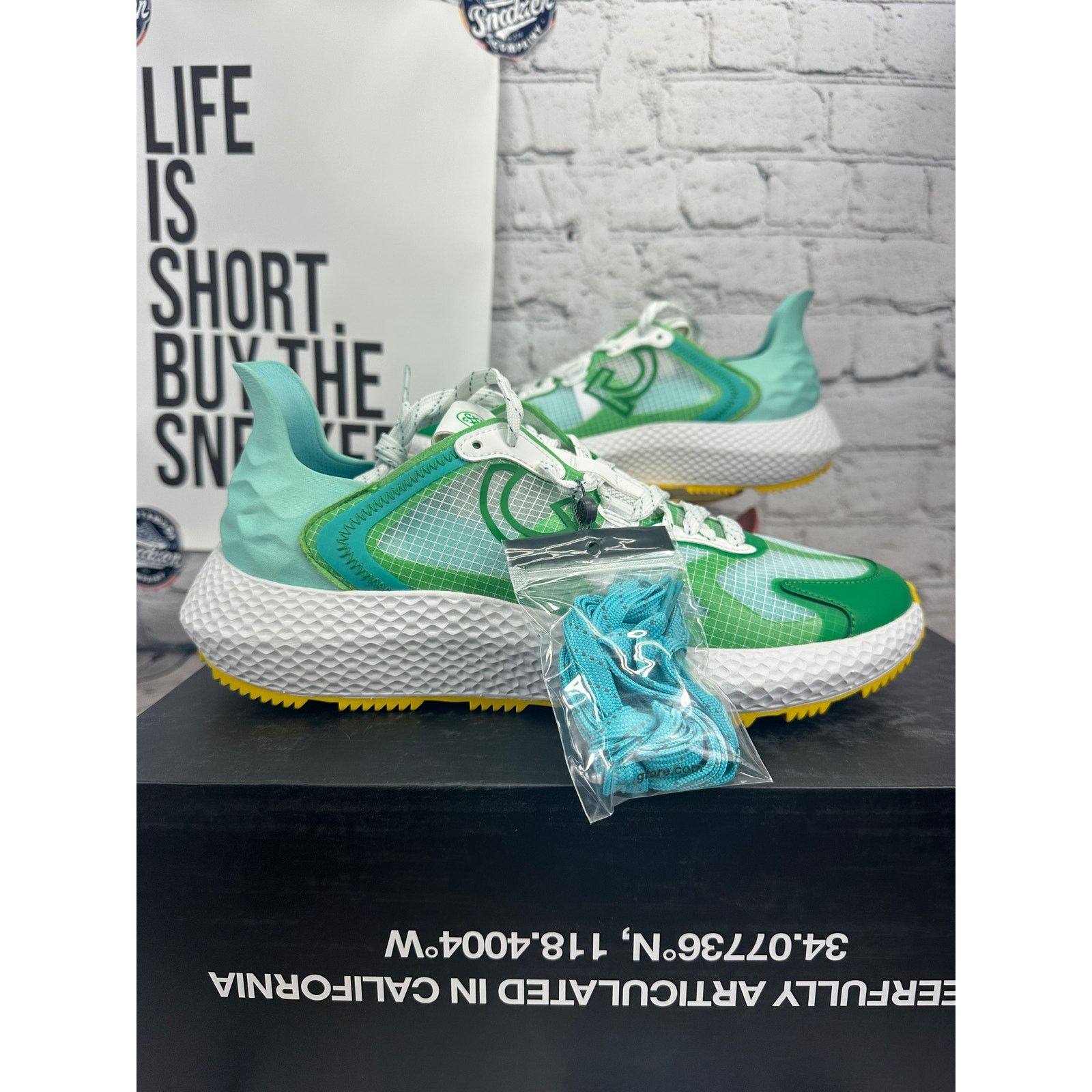 G/Fore G-18 Spikeless Golf Shoes Nimbus Gecko Size 9.5US ECCO Men main image 2