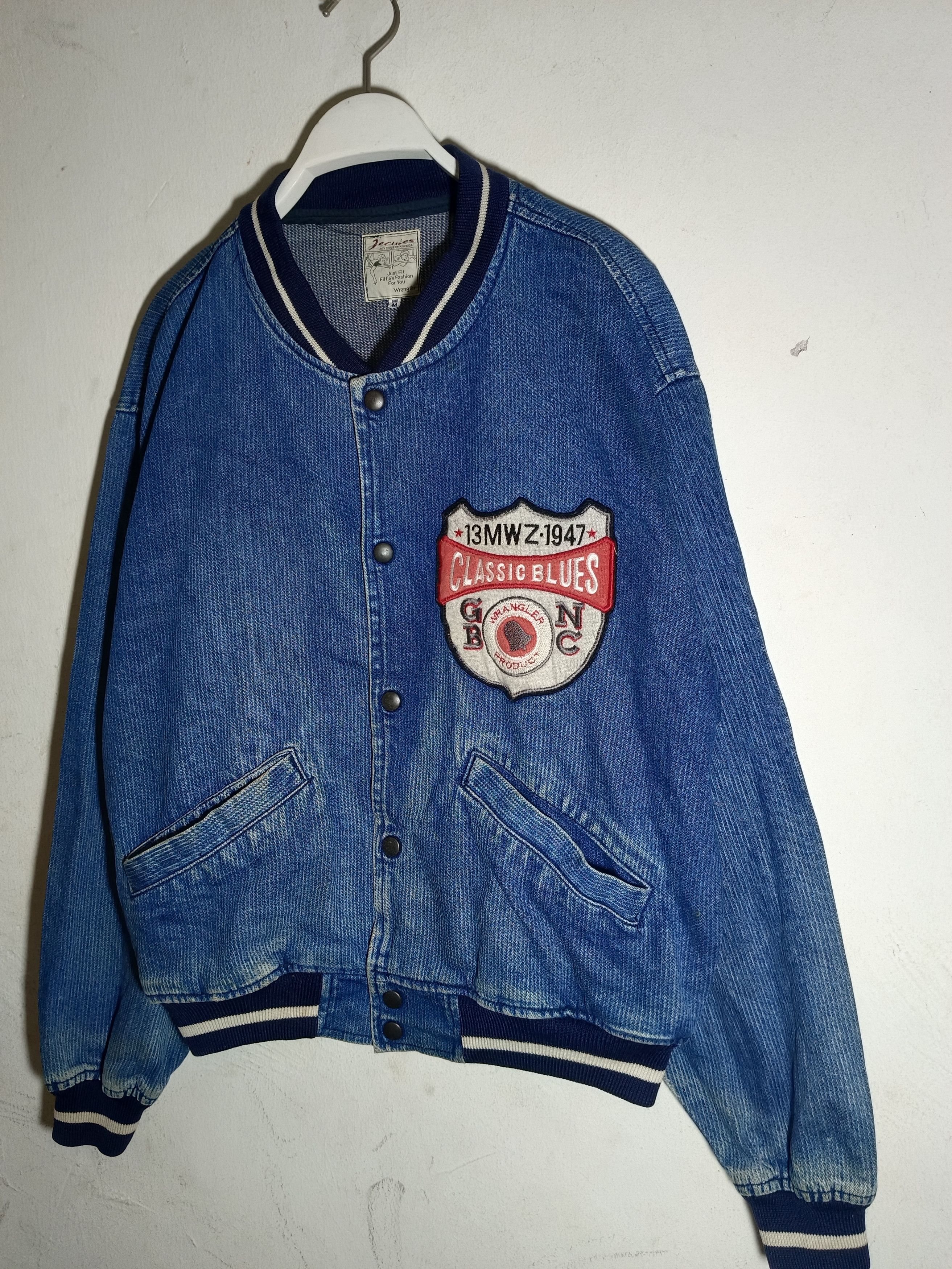 Vintage × Wrangler vintage 50s wrangler blue bell Bomber jacket Size US M / EU 48-50 / 2 - 2 Thumbnail