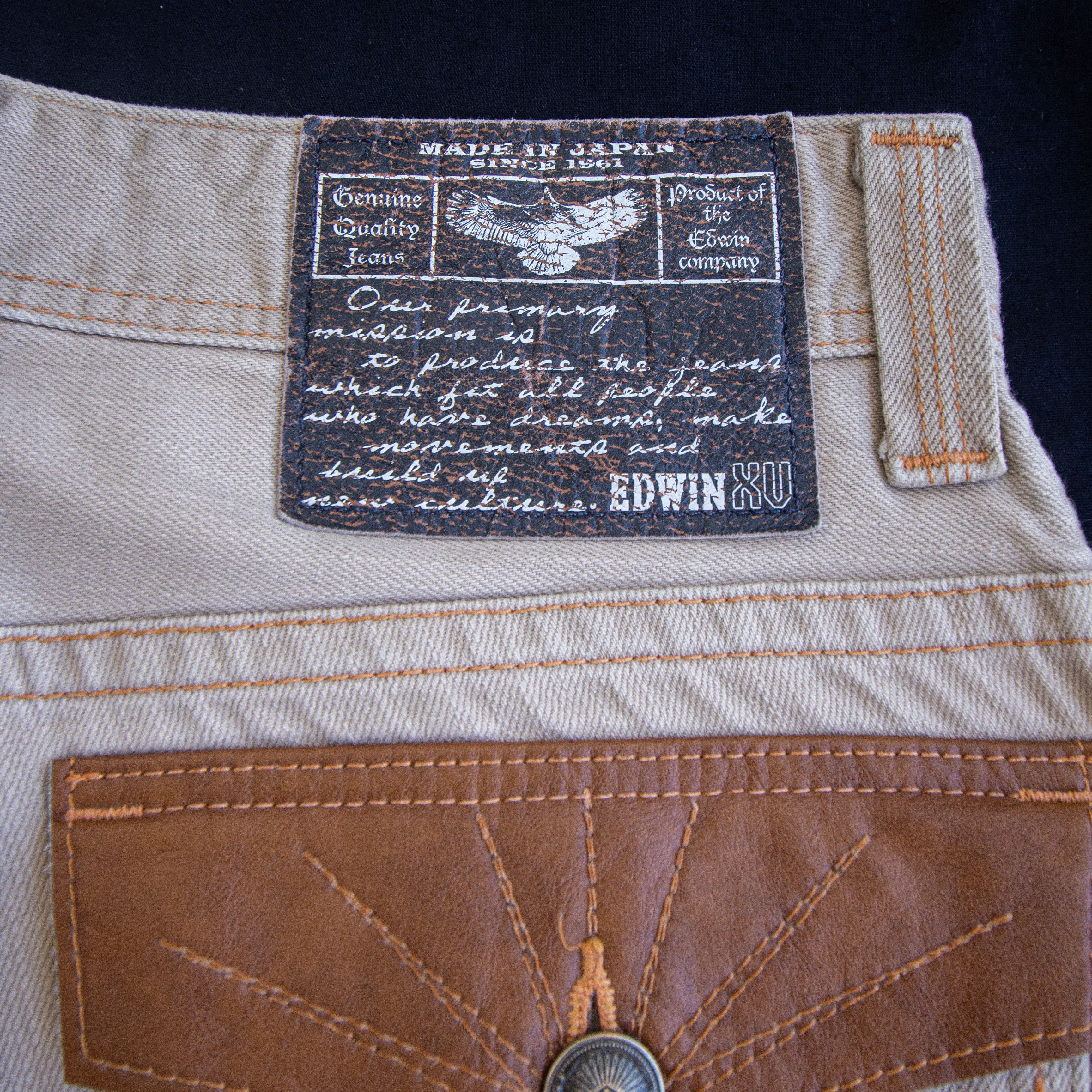 Edwin × Vintage Edwin XV Exclusive Vintage Brown Jeans Size US 32 / EU 48 - 6 Thumbnail