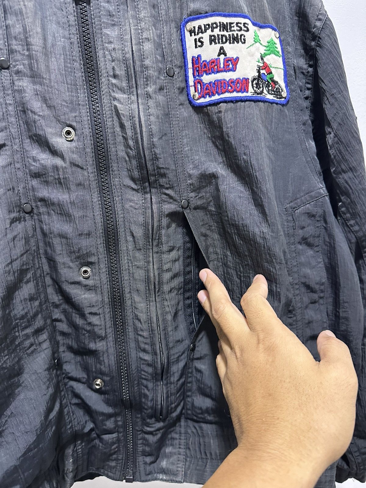 Kadoya Kadoya NC X Harley Davidson Biker Jacket Multi Pocket Design Size US M / EU 48-50 / 2 - 5 Thumbnail
