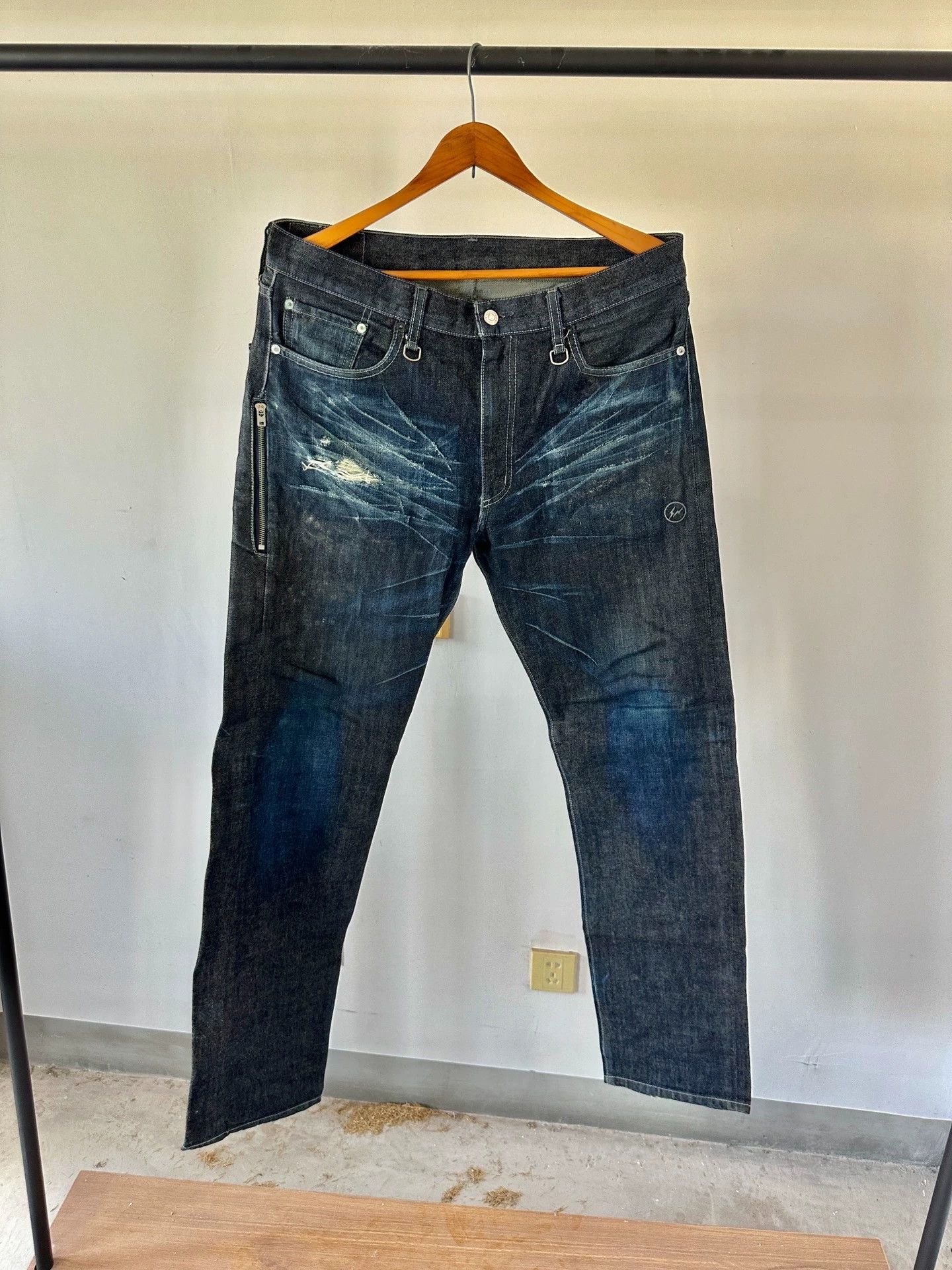 Fragment Design × Levi's Levis Fenom FM505 Turquoise Pack Denim
