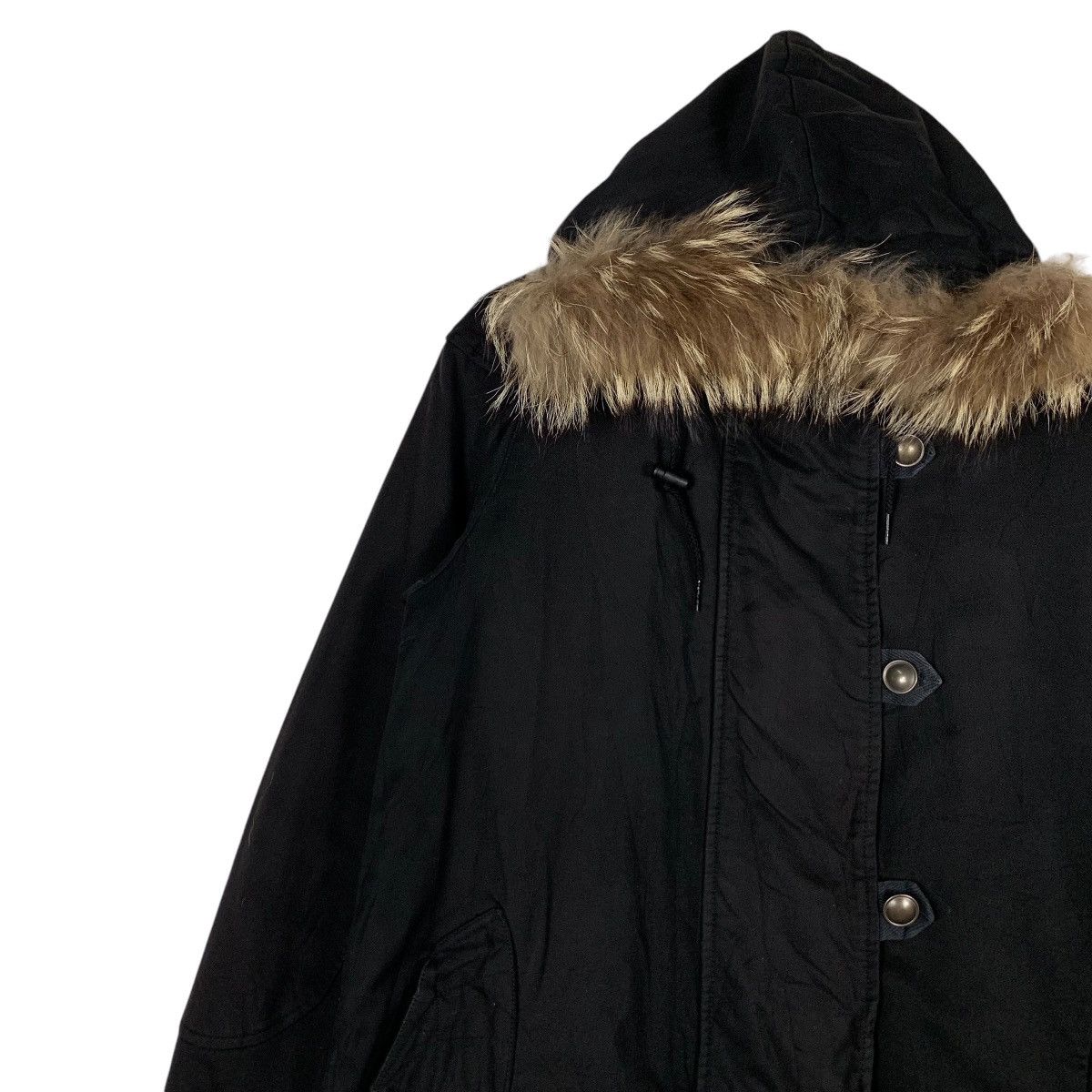 Tsumori Chisato TSUMORI CHISATO Fur Hoodie Sherpa Lined Parka #1280-C58 Size M / US 6-8 / IT 42-44 - 6 Thumbnail