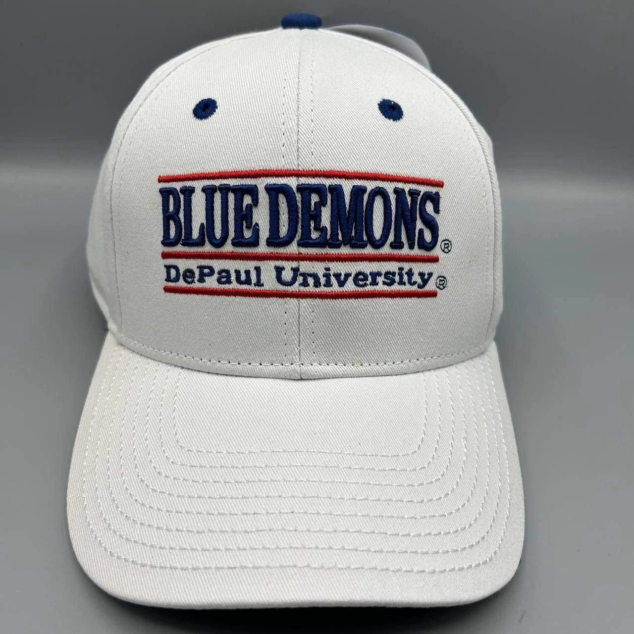 The Game Vintage DePaul Blue Demons Hat Men NCAA Snap Back Cap Cotton Size ONE SIZE - 1 Thumbnail