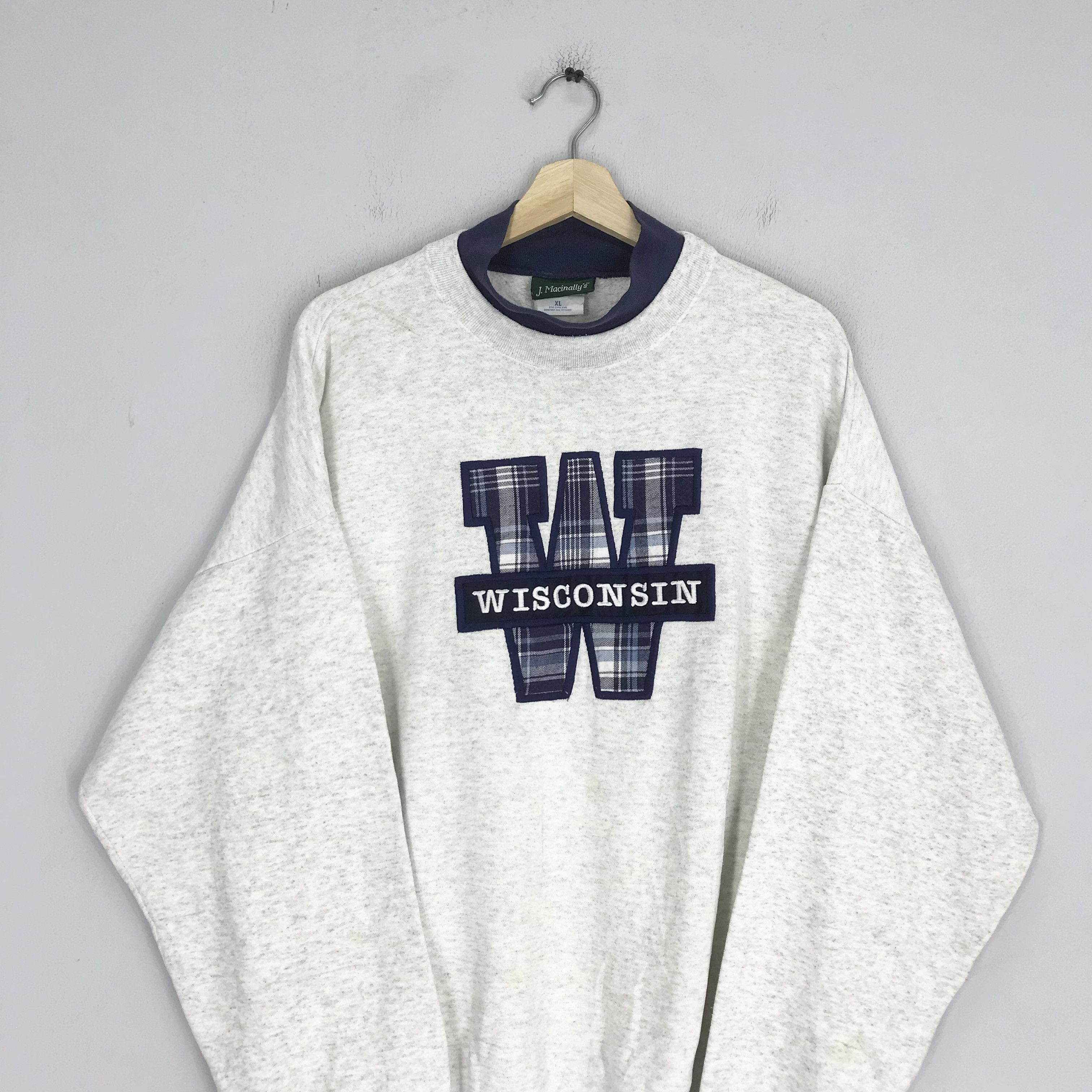 Japanese Brand Vintage 90s Wisconsin Sweatshirts -01 Size US XL / EU 56 / 4 - 2 Thumbnail