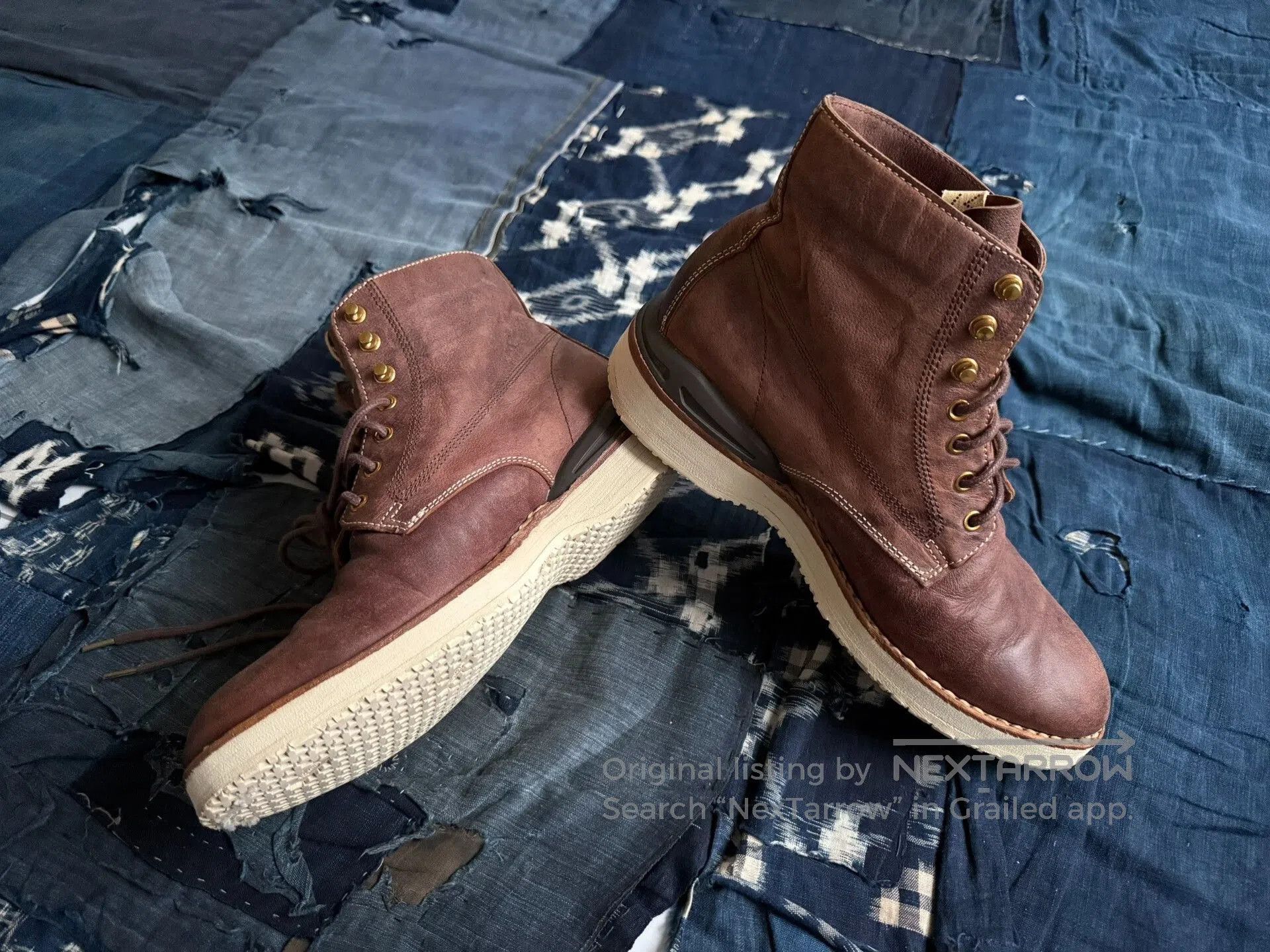 Visvim VISVIM Virgil Folk Boots in Dark Brown. Size US 8.5 / EU 41-42 - 3 Thumbnail