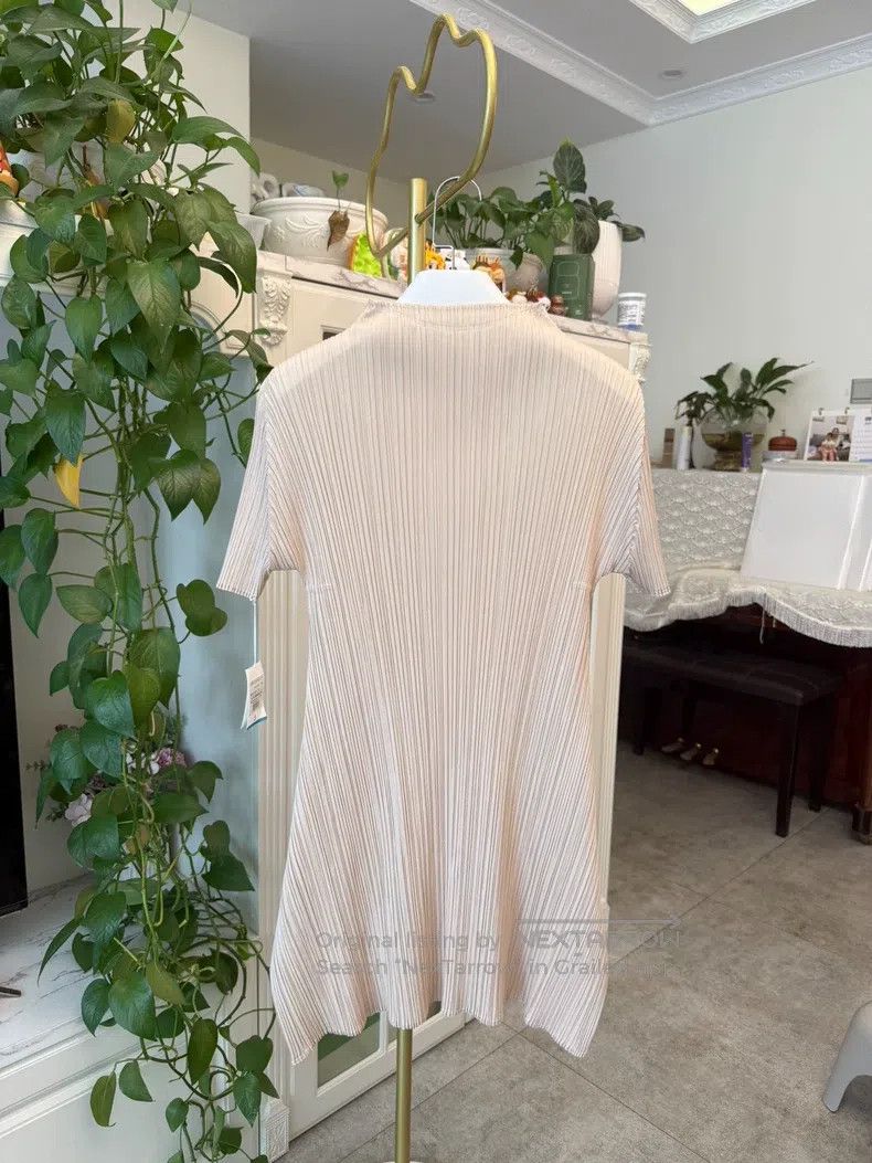 Issey Miyake Issey Miyake Beige Long Top Size L / US 10 / IT 46 - 6 Thumbnail