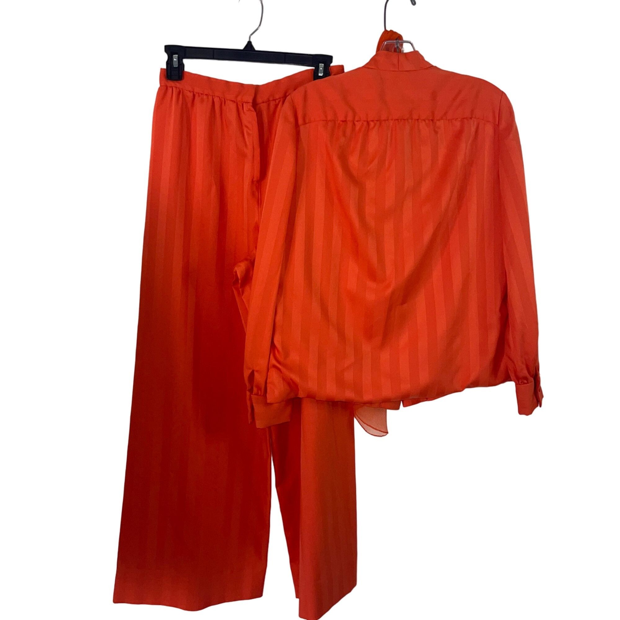 Vintage Vintage Womens Pants Suit Size Medium Orange Size ONE SIZE - 3 Thumbnail