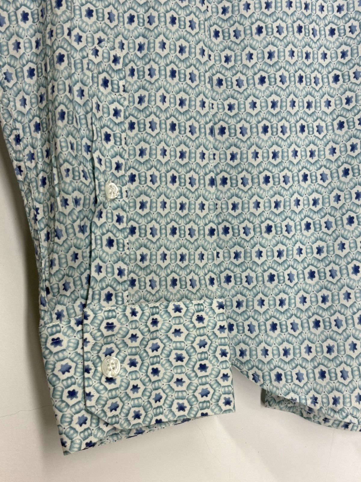Fedeli Fedeli for Bongenie Grieder Luxury All Over Print Shirt Size US L / EU 52-54 / 3 - 8 Thumbnail
