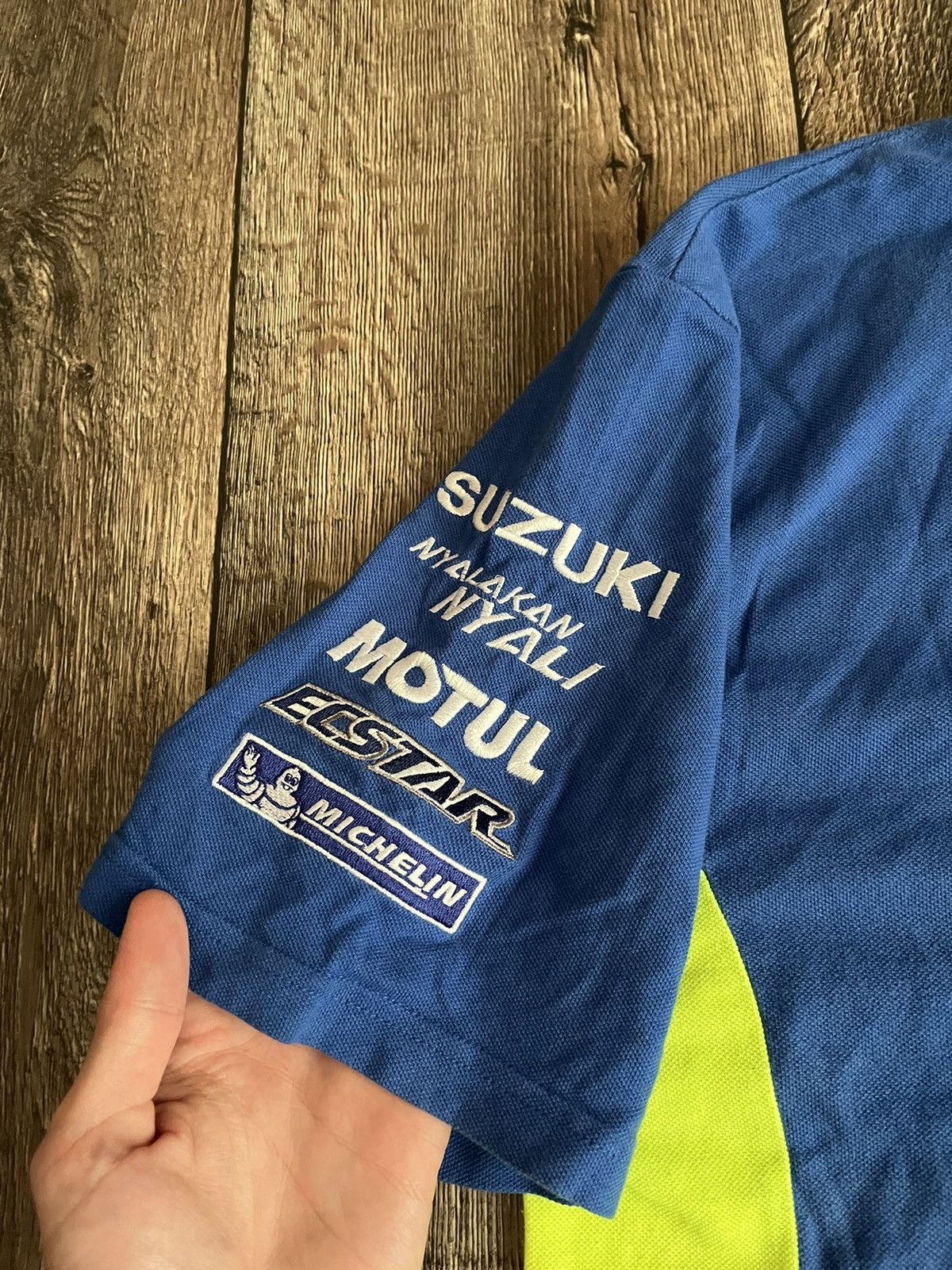 Formula 1 × Vintage Vintage Suzuki Team F1 Formula Uno Polo Shirt Button Up Size US M / EU 48-50 / 2 - 8 Thumbnail