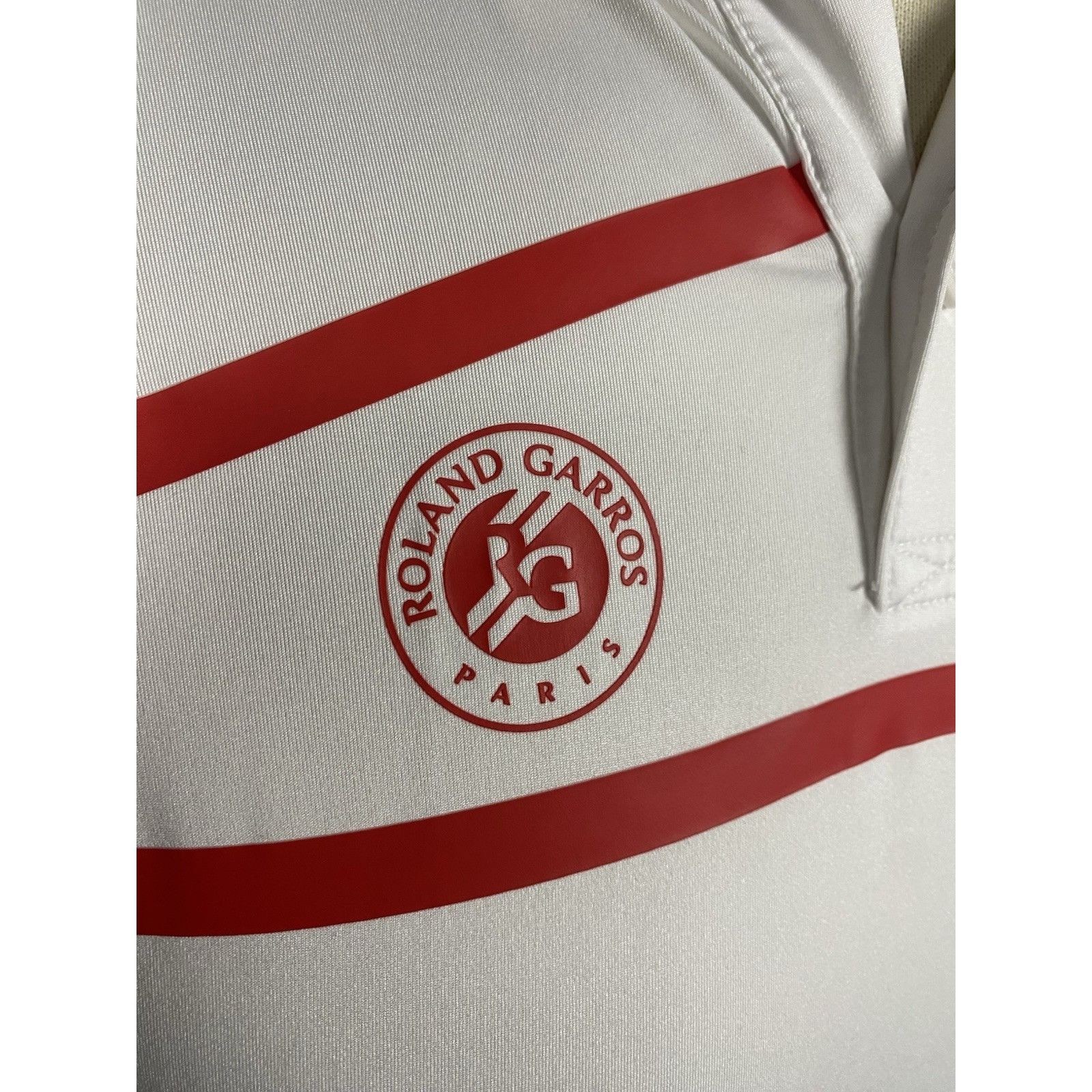 Lacoste Lacoste Roland Garros Ultra Dry Men's White Polo T-Shirt Siz Size US XS / EU 42 / 0 - 9 Thumbnail
