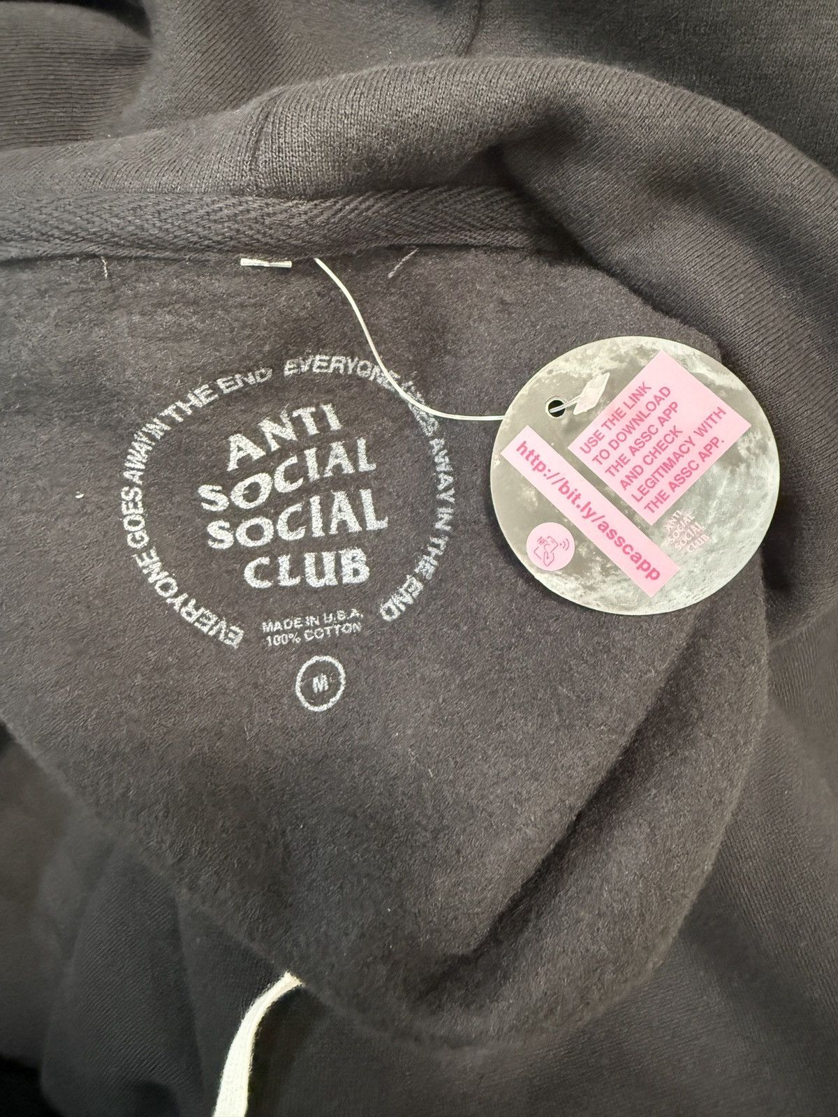 Anti Social Social Club Anti Social Social Club ASSC Tiger Blood Hoodie Blk size M Size US M / EU 48-50 / 2 - 6 Thumbnail
