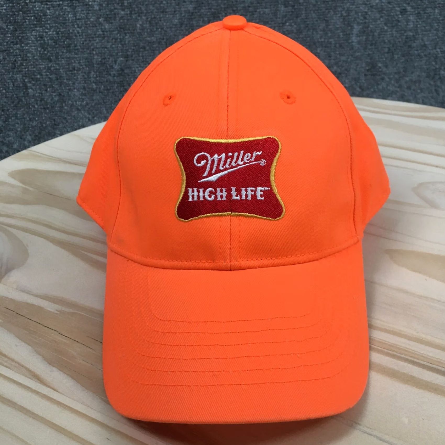 Vintage Miller Cap Mens One Size Orange High Life Baseball Unisex Adjustable Embroidered Logo Size ONE SIZE - 2 Thumbnail