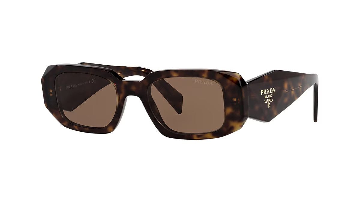 Prada PRADA Women's PR 17WS Rectangle Sunglasses Size ONE SIZE - 1 Thumbnail