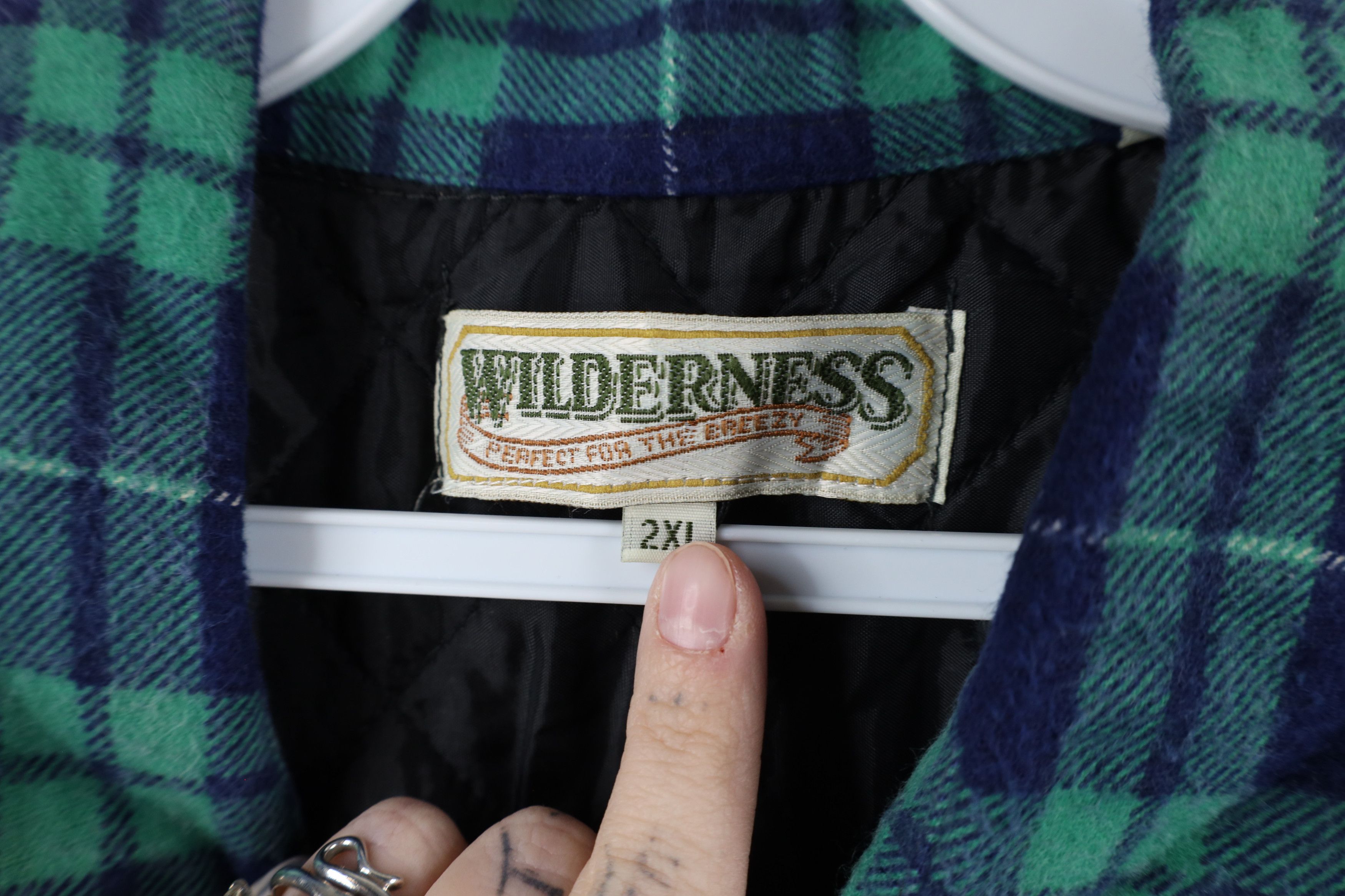 Vintage Vintage 90s Streetwear Flannel Button Shirt Jacket Jac Shirt Size US XXL / EU 58 / 5 - 7 Thumbnail