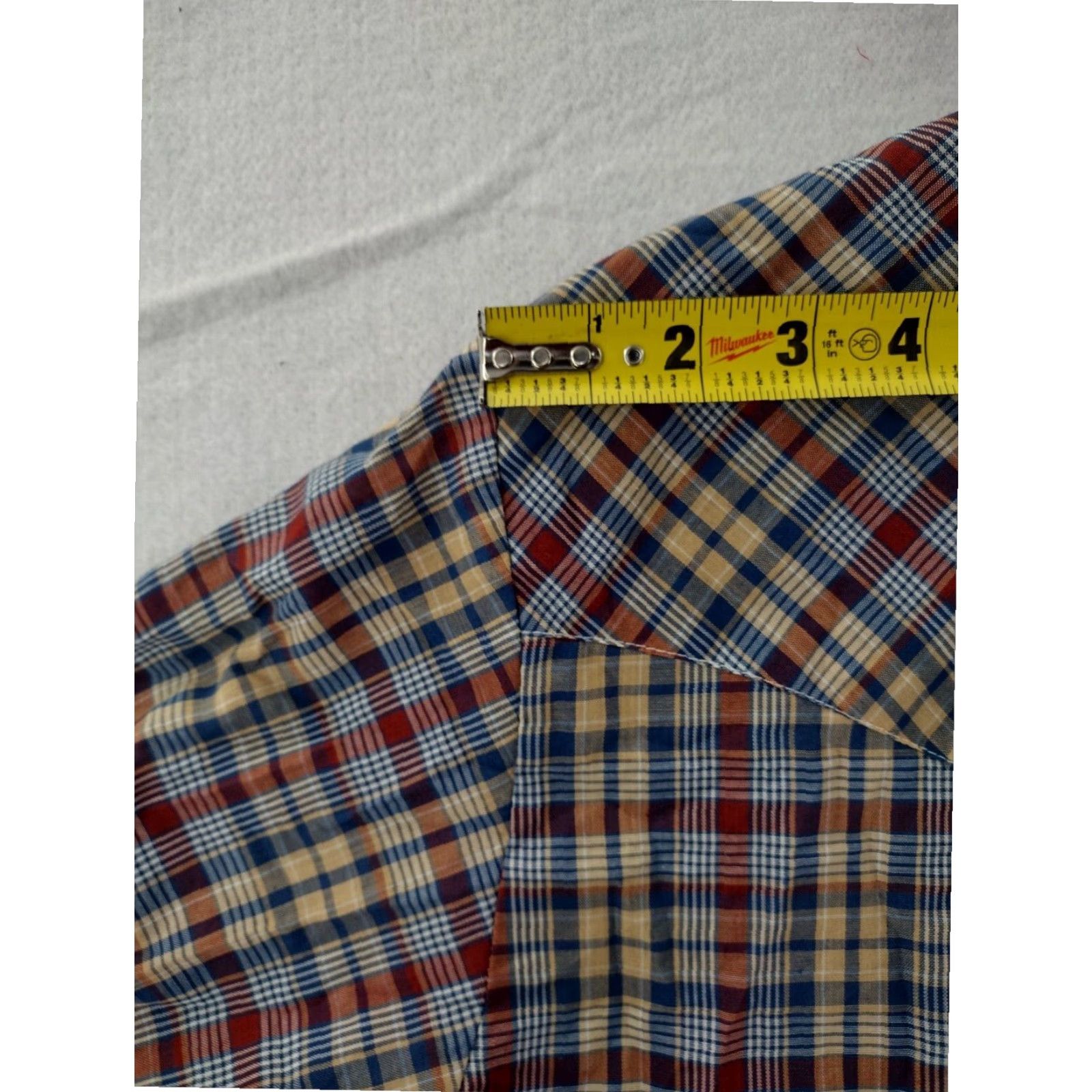 Levi's Vintage Levi Strauss Mens Medium Long Sleeve Plaid Cowboy Western Shirt Size US M / EU 48-50 / 2 - 7 Thumbnail