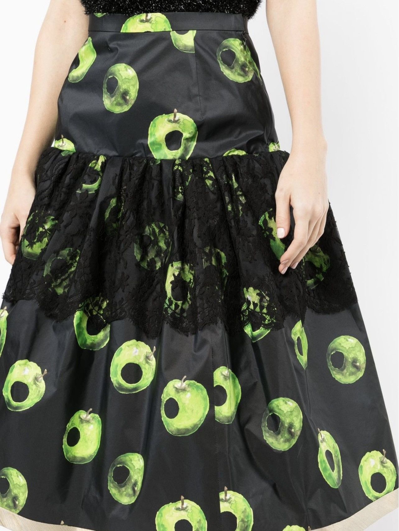 Undercover UNDERCOVER Apple Print A-Line Skirt Size 27" / US 4 / IT 40 - 1 Thumbnail