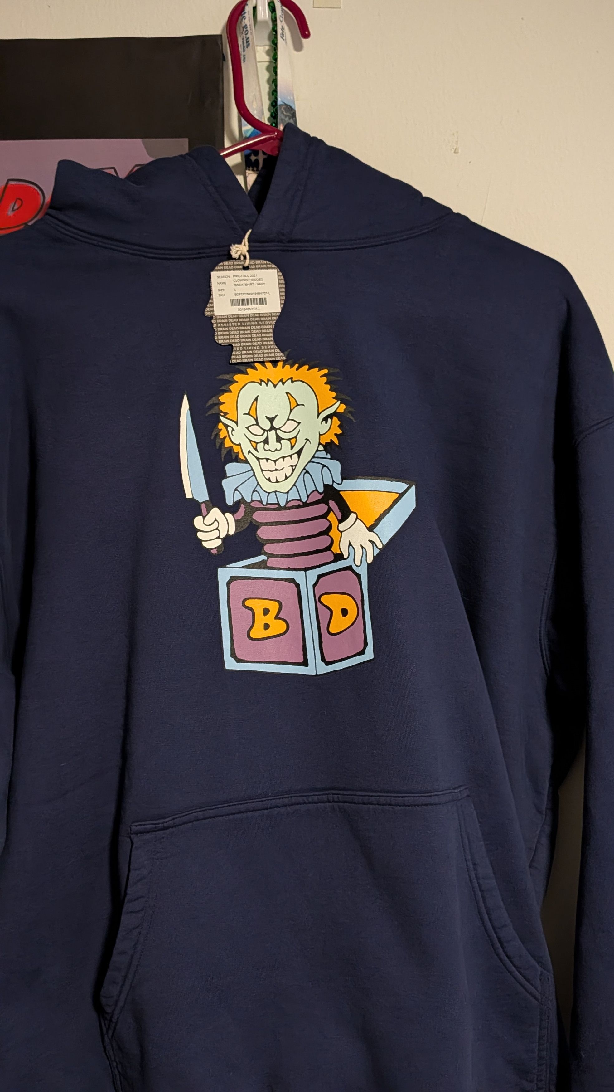 Brain Dead Brain Dead Clownin' Hooded Sweatshirt Size US L / EU 52-54 / 3 - 2 Thumbnail