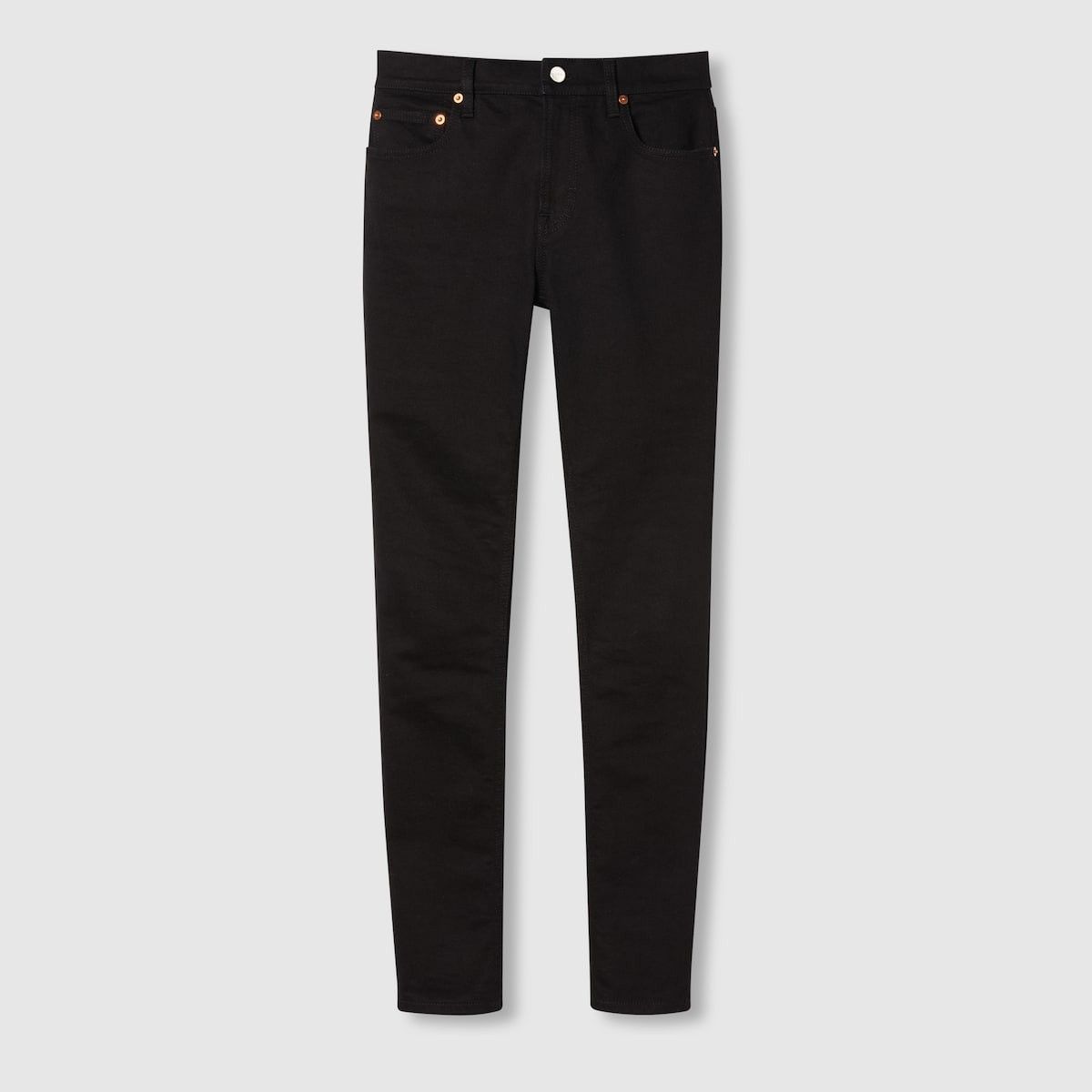 Gucci oc11z1125 Straight Denim Pant With Laser Detail Grey Washed Size 27" / US 4 / IT 40 - 1 Thumbnail