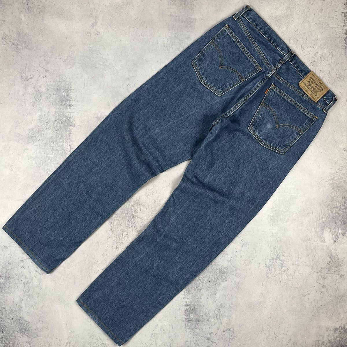 Vintage Levis 615 blue orange tab jeans 90's - Main Image