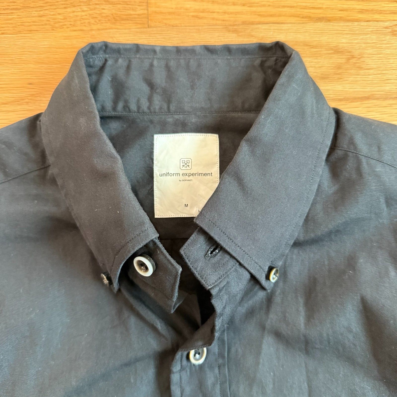 uniform experiment Uniform Experiment x SOPHNET Japan Black Button Up Shirt Size US M / EU 48-50 / 2 - 9 Thumbnail