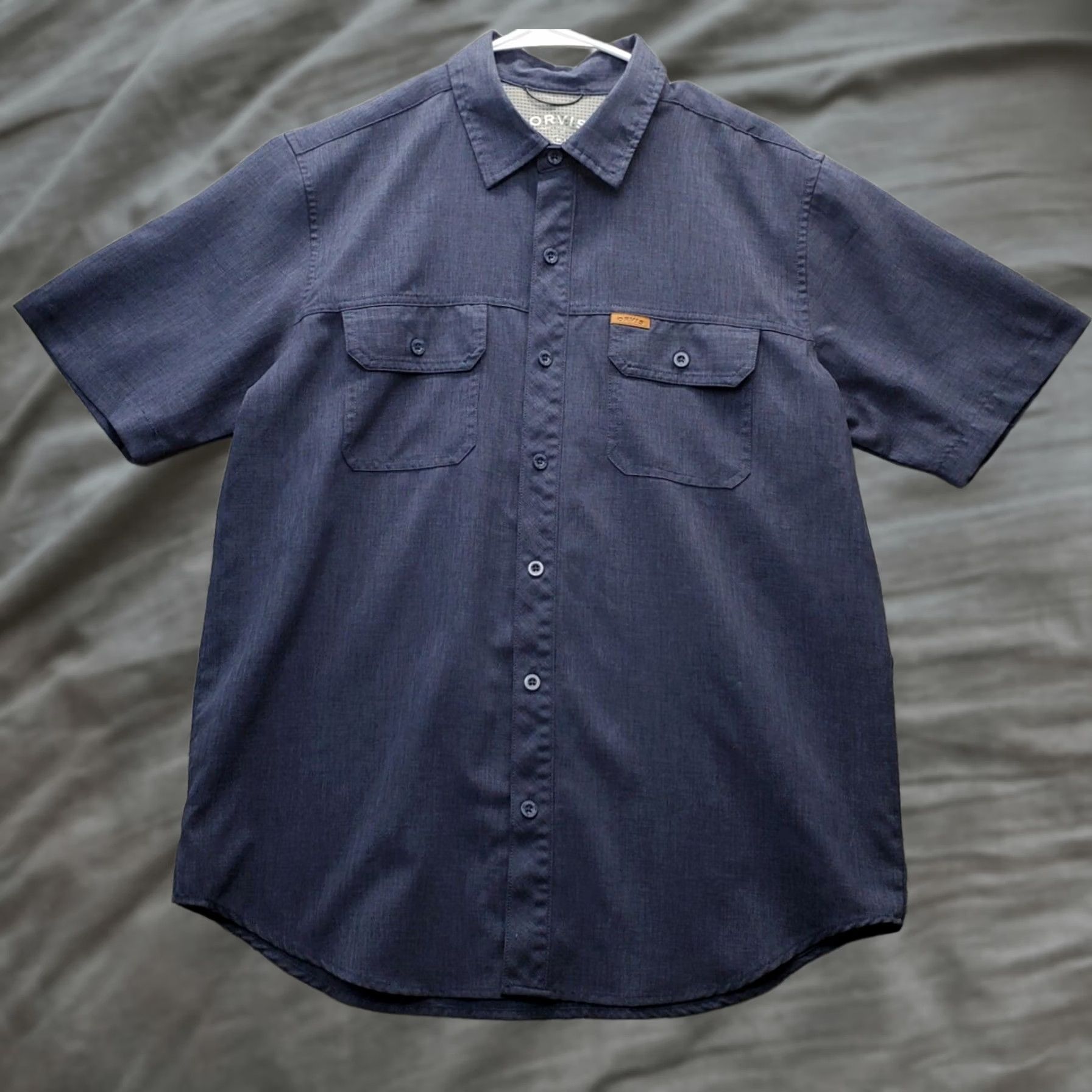 Orvis Orvis Shirt Men M Multi Performance Short Sleeve Collar Button Down Size US M / EU 48-50 / 2 - 1 Thumbnail