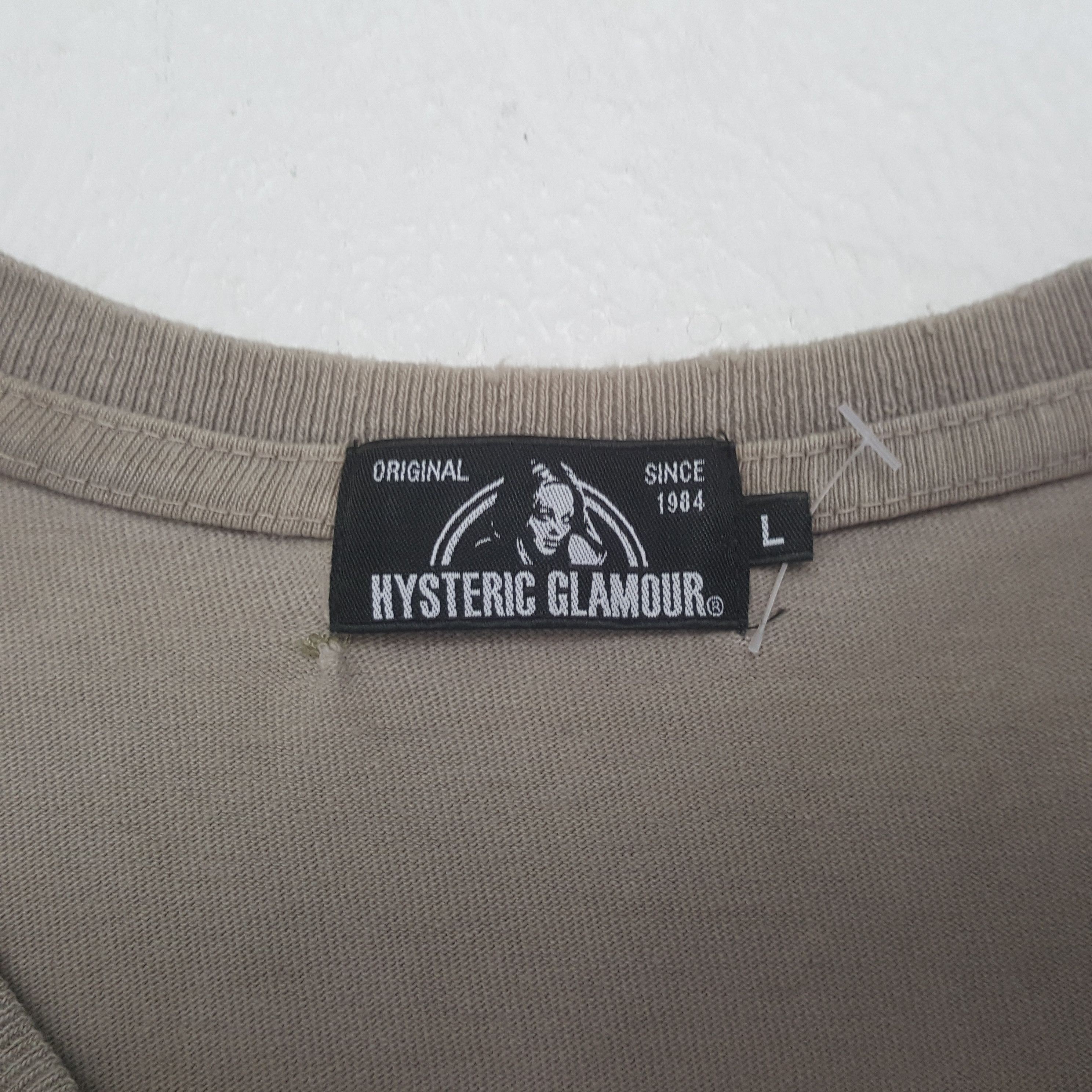 Hysteric Glamour Hysteric Glamour Japanese Brand Tshirt C299N1 Size US L / EU 52-54 / 3 - 4 Thumbnail