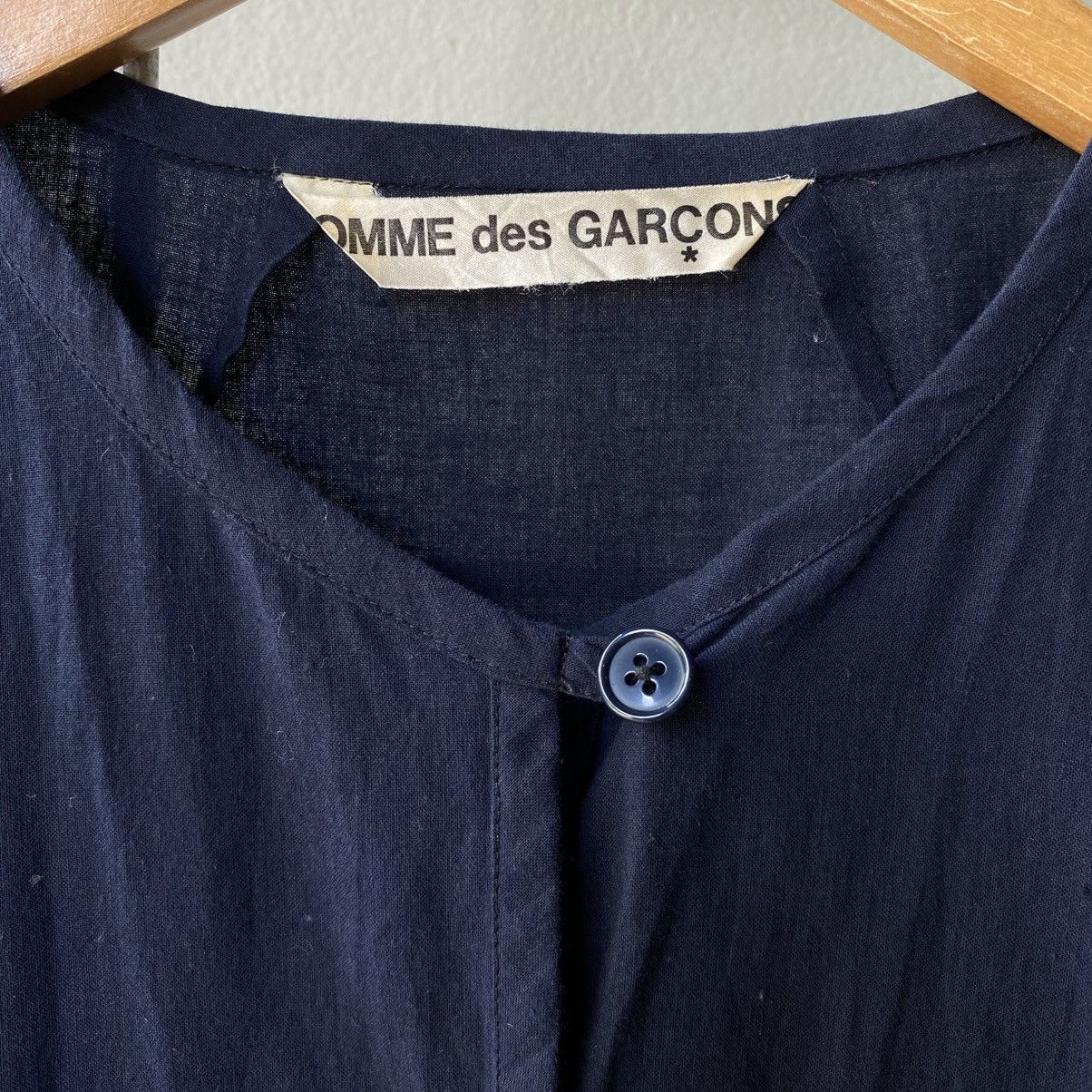 Comme des Garcons Comme des Garcons Navy Sleeveless Button Top Size L / US 10 / IT 46 - 3 Thumbnail