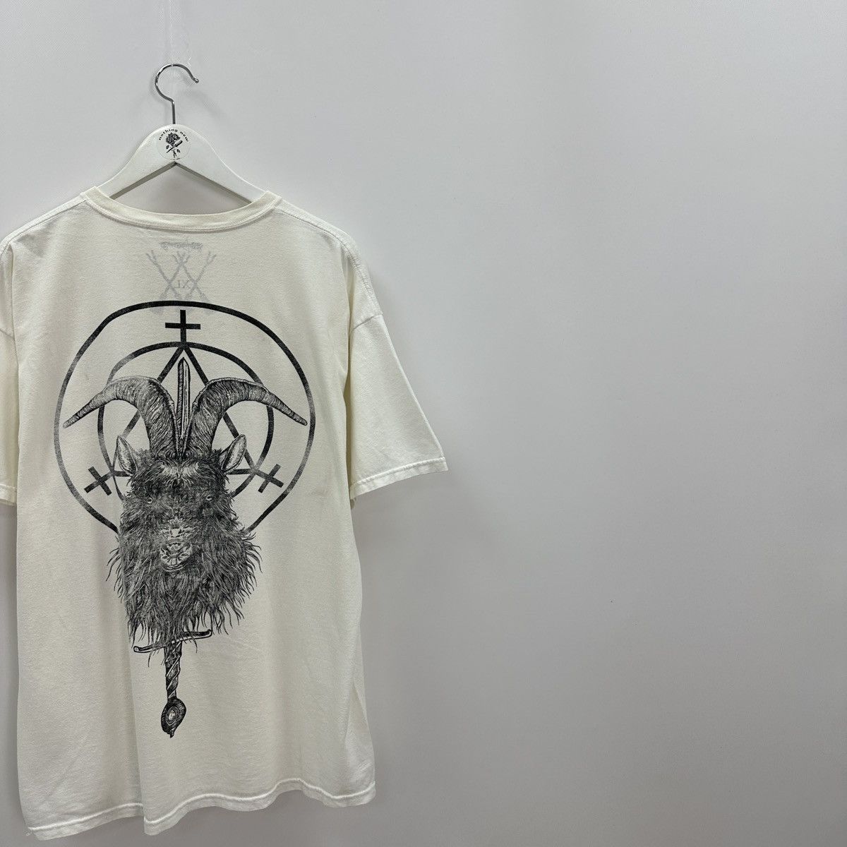 Vintage Vintage 00s WitchCrafs Goat Ghotic tee y2k Occultism death Size US XL / EU 56 / 4 - 4 Thumbnail