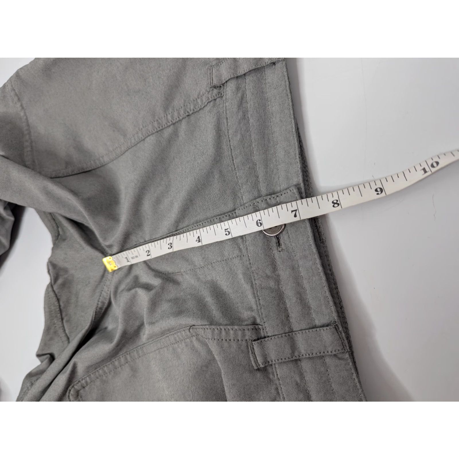 Vintage Columbia Women's 6 Pilsner Peak Pants Roll Up Hiking Gray Nylon Carpenter Outdoor Size 28" / US 6 / IT 42 - 7 Thumbnail