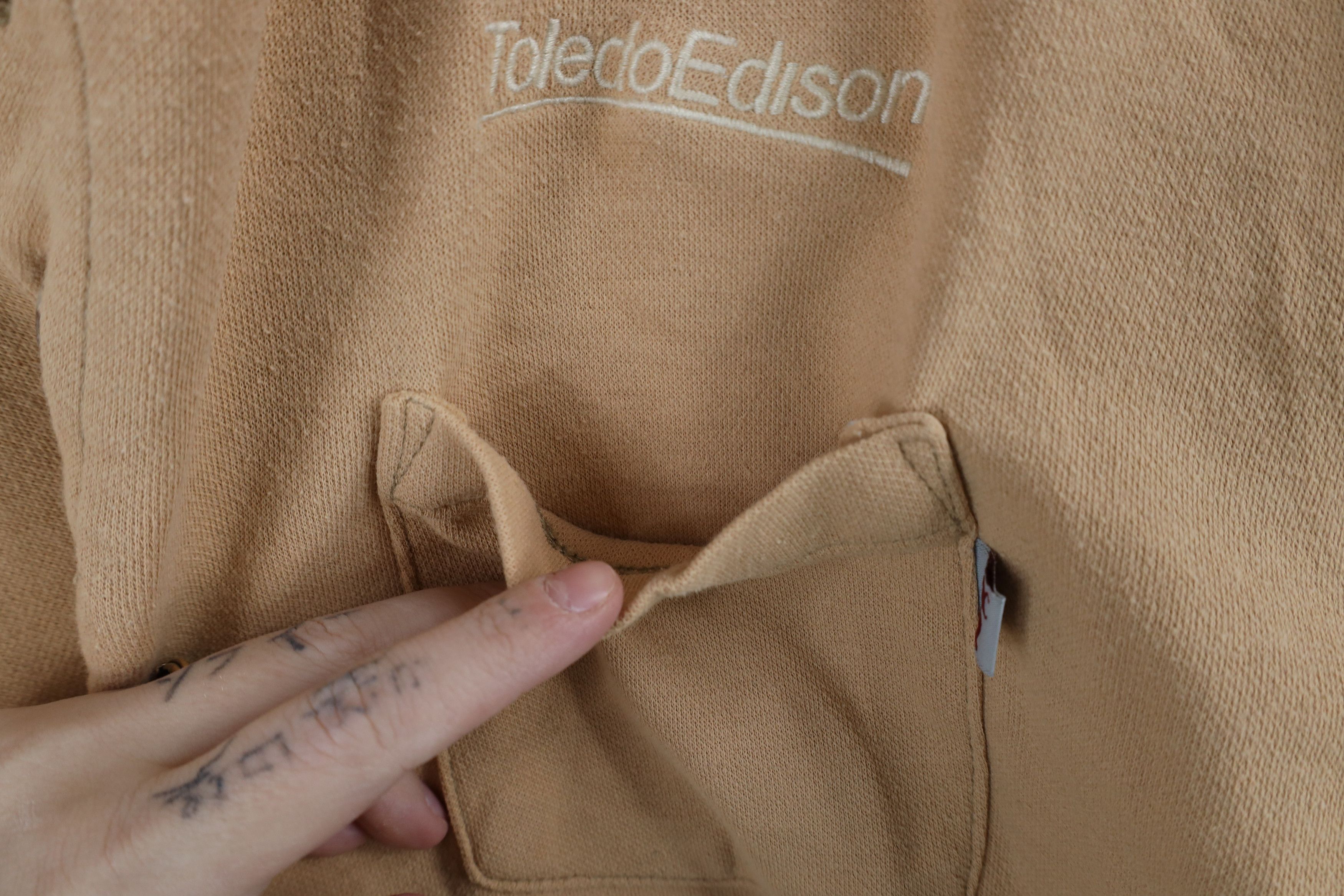 Vintage Tyndale FR Flame Resistant Long Sleeve Henley T-Shirt USA Size US XL / EU 56 / 4 - 5 Thumbnail