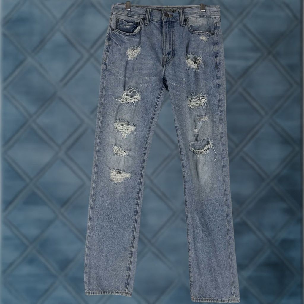 American Eagle Outfitters American Eagle Jeans Slim 30x32 Denim Mid Rise 5-Pocket Mens Tapered Size US 30 / EU 46 - 1 Thumbnail