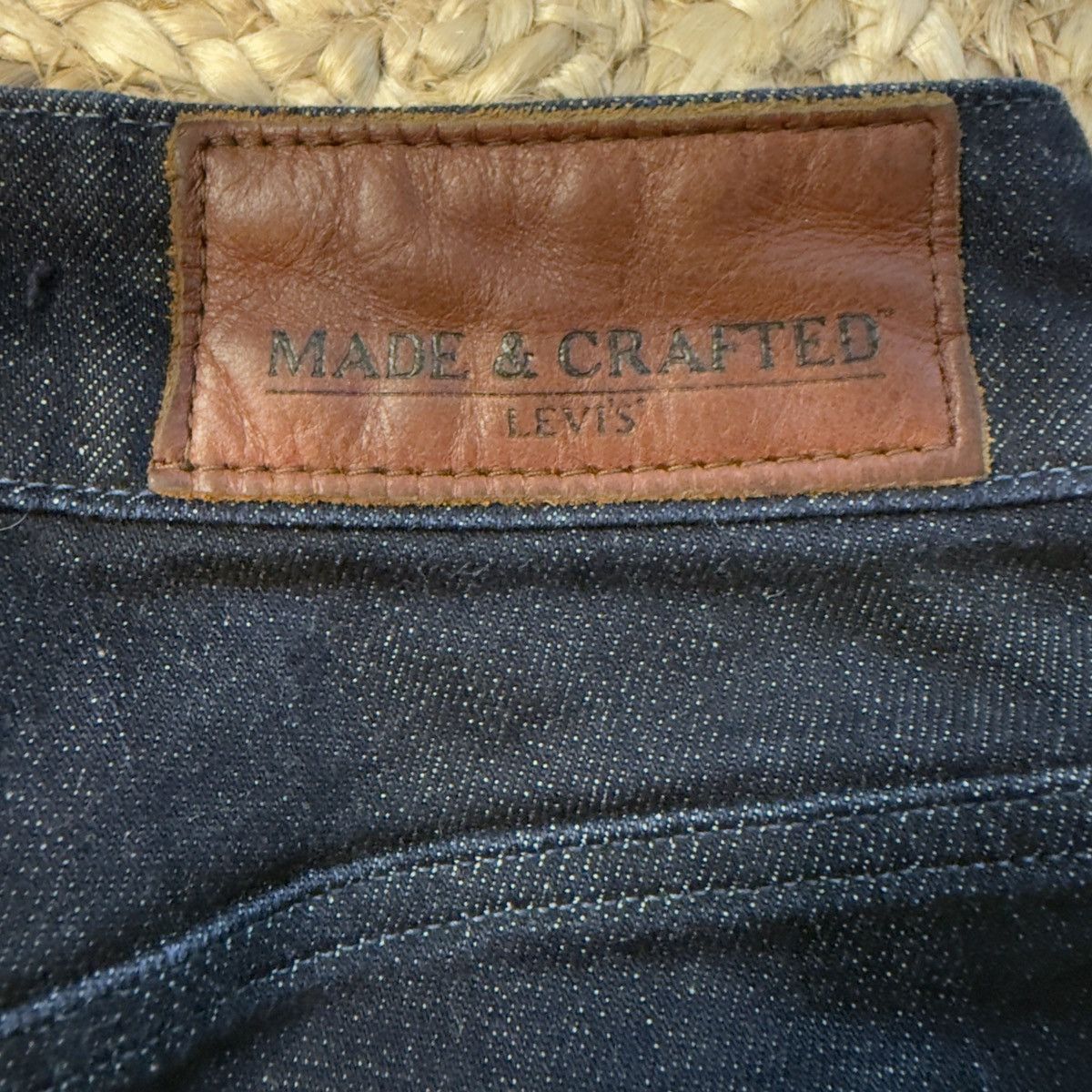 Levi's Made & Crafted Levi's Made & Crafted Sweep High Flare Jeans 24 dark blue Size 24" / US 00 / IT 34 - 4 Thumbnail