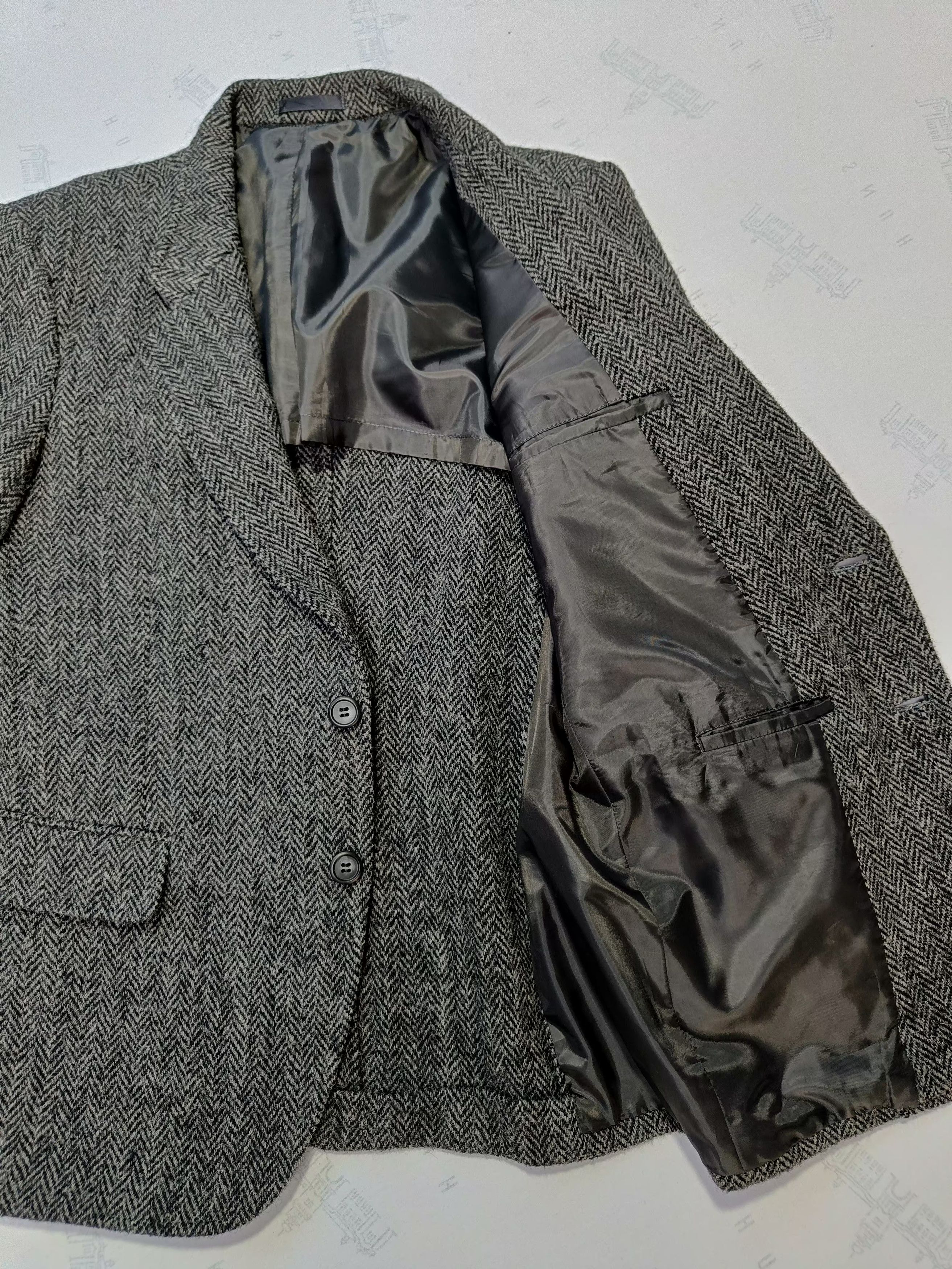 Harris Tweed Beautiful Harris Tweed Hand Woven Men's Wool Blazer Size 38L - 9 Thumbnail