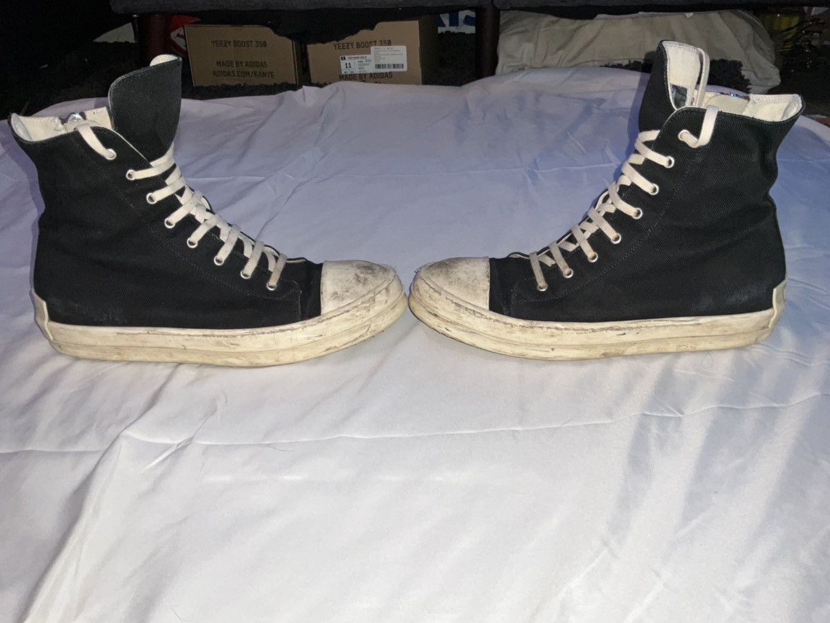 Designer × Rick Owens × Rick Owens Drkshdw Drkshdw High Top Rickowens Ramona Size US 11 / EU 44 - 2 Thumbnail