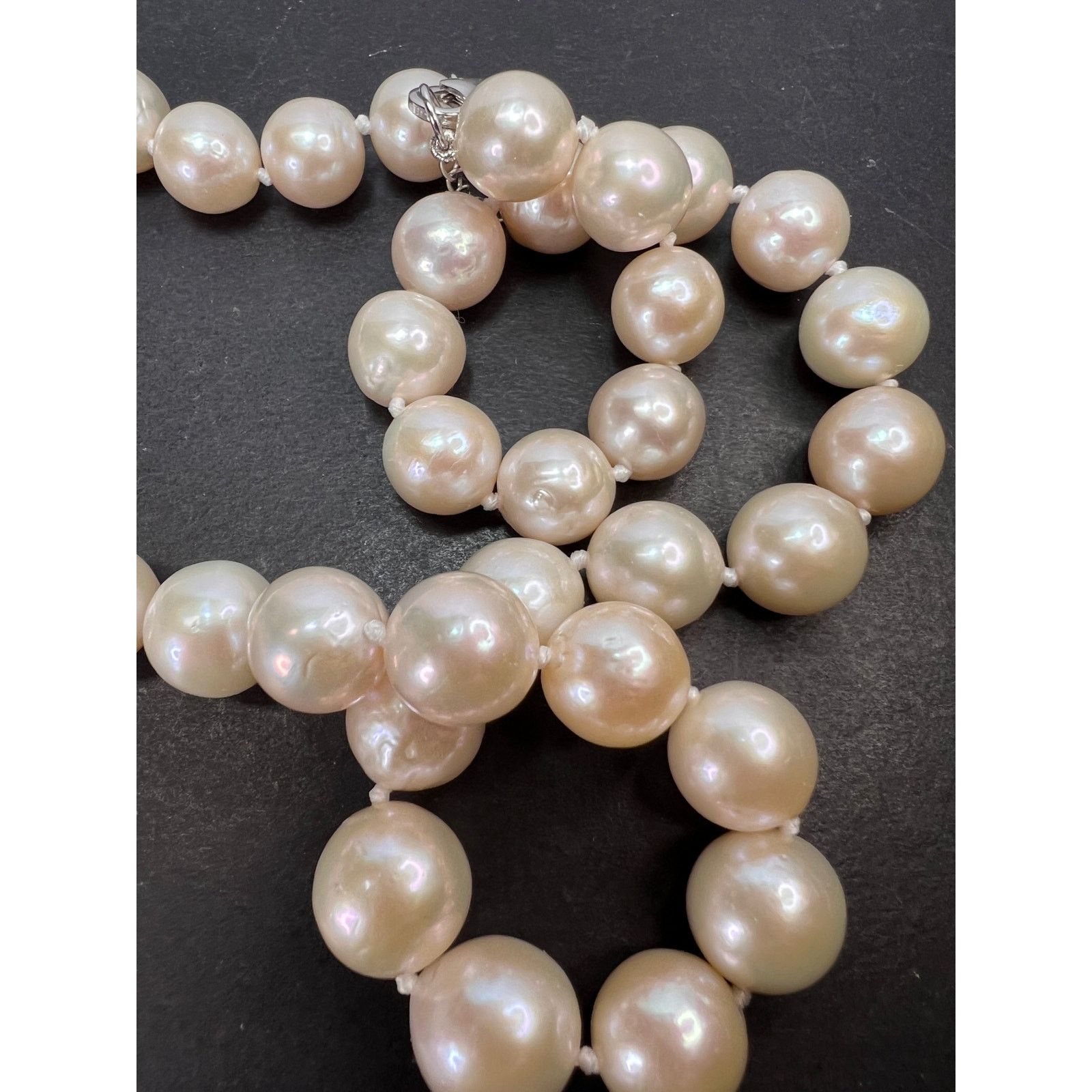 Other Cultured Pearl Rhodium Over Sterling Silver Necklace 20inch Size ONE SIZE - 8 Thumbnail