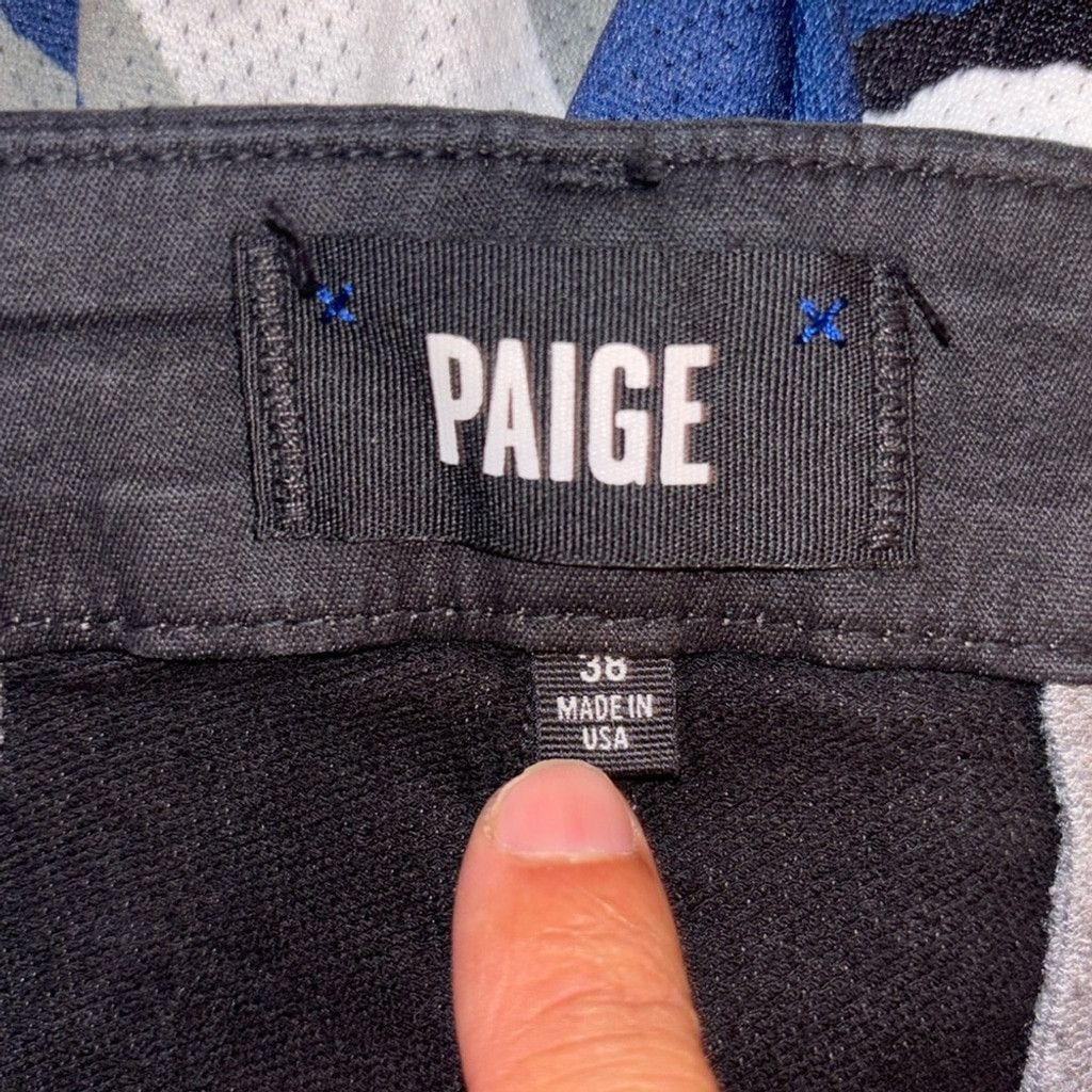 Paige Paige Men's Black Joggers NWT Sz 38x30 Size US 38 / EU 54 - 4 Thumbnail