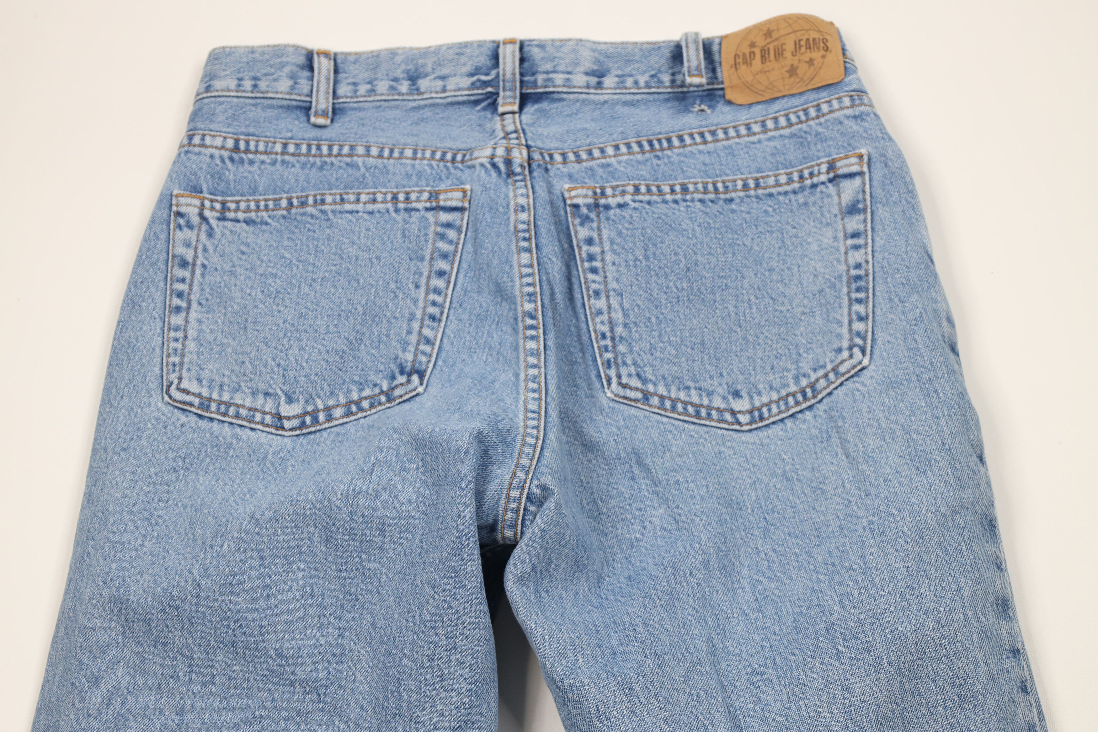 Gap Vintage 90s Gap Relaxed Straight Leg Button Fly Jeans USA Size US 33 - 9 Thumbnail