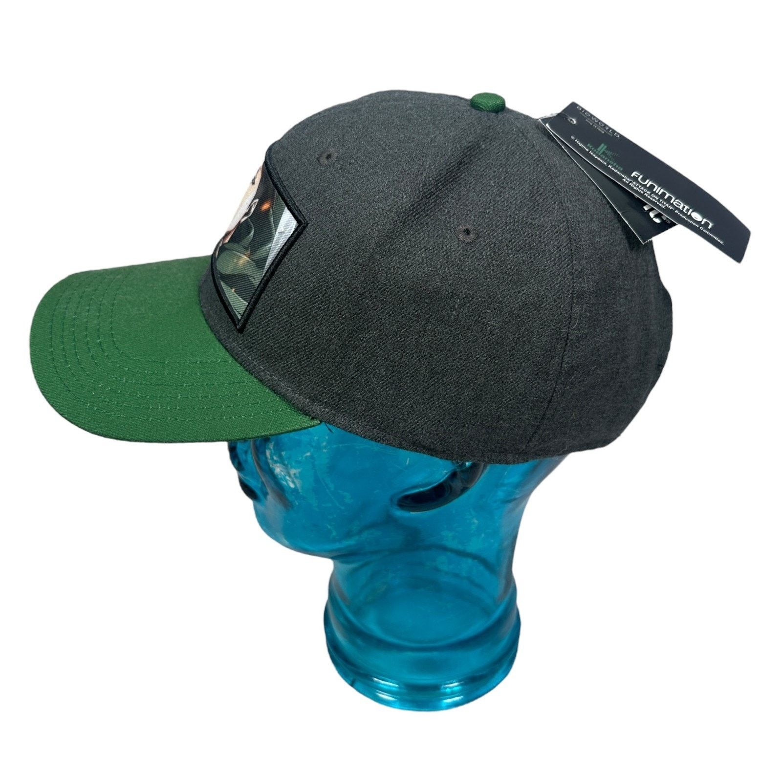 Other BioWorld Attack on Titans Season 2 Snapback Hat Gray Green Size ONE SIZE - 5 Thumbnail