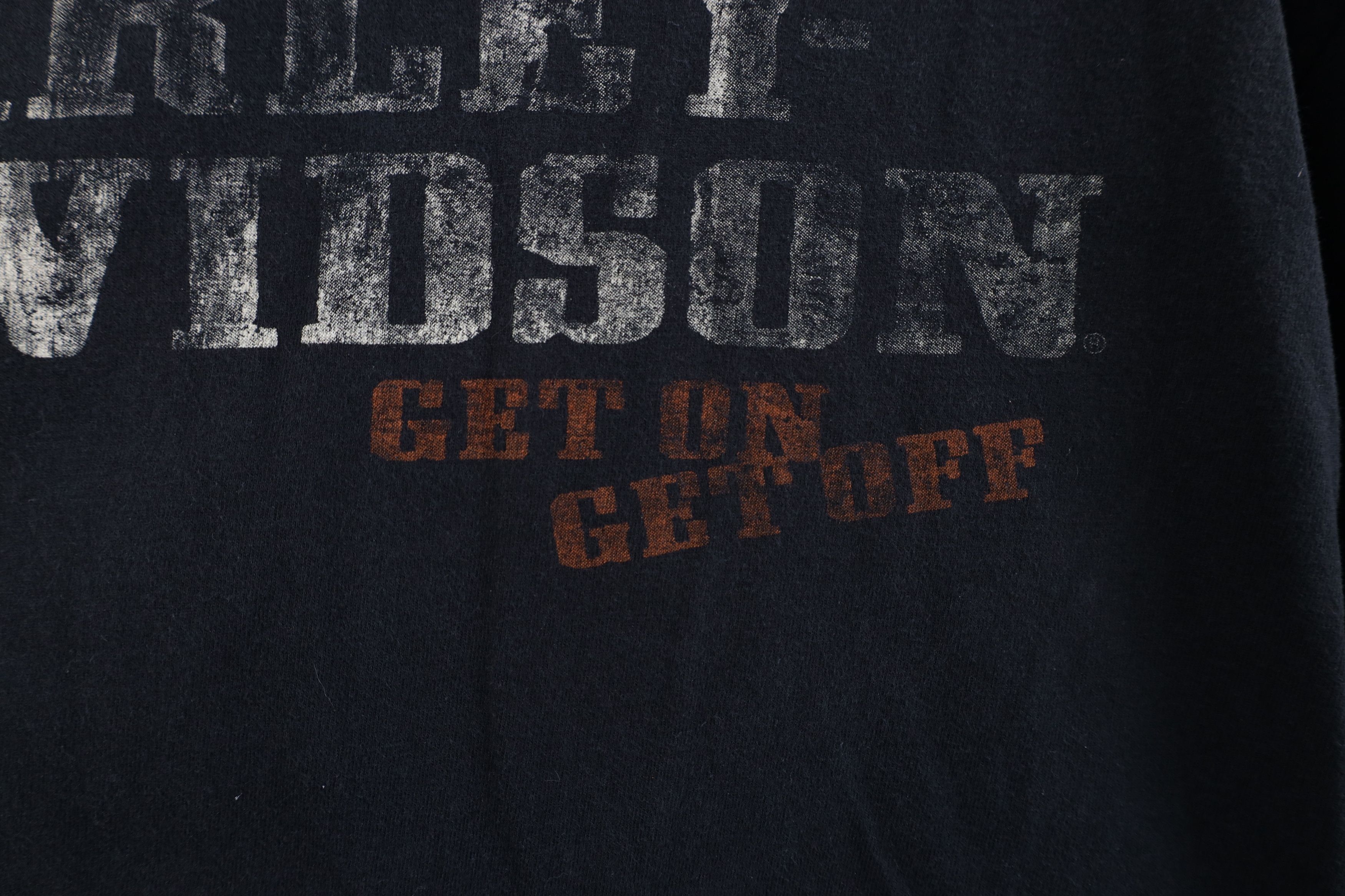 Harley Davidson Vintage Y2K Harley Davidson Hog Short Sleeve T-Shirt Black Size US XL / EU 56 / 4 - 5 Thumbnail