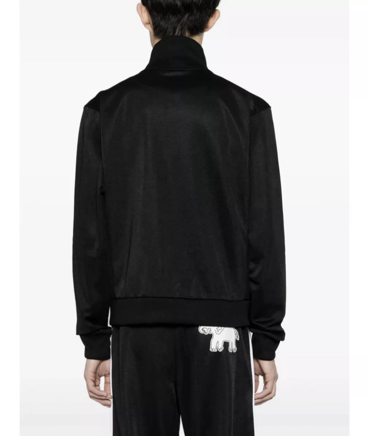 Kenzo KENZO Elephant brand appliqué stretch-jersey jacket Black XL Size US XL / EU 56 / 4 - 4 Thumbnail