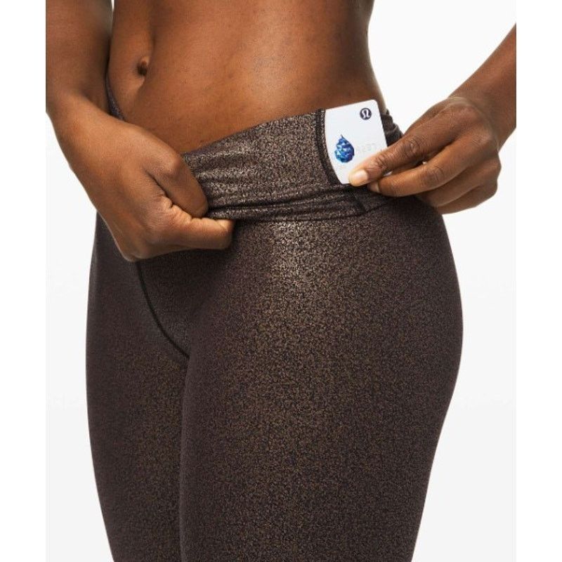 Lululemon Lululemon Foil Wunder High-Rise Luxtreme Crop 21" Leggings 4 Size 27" / US 4 / IT 40 - 2 Thumbnail