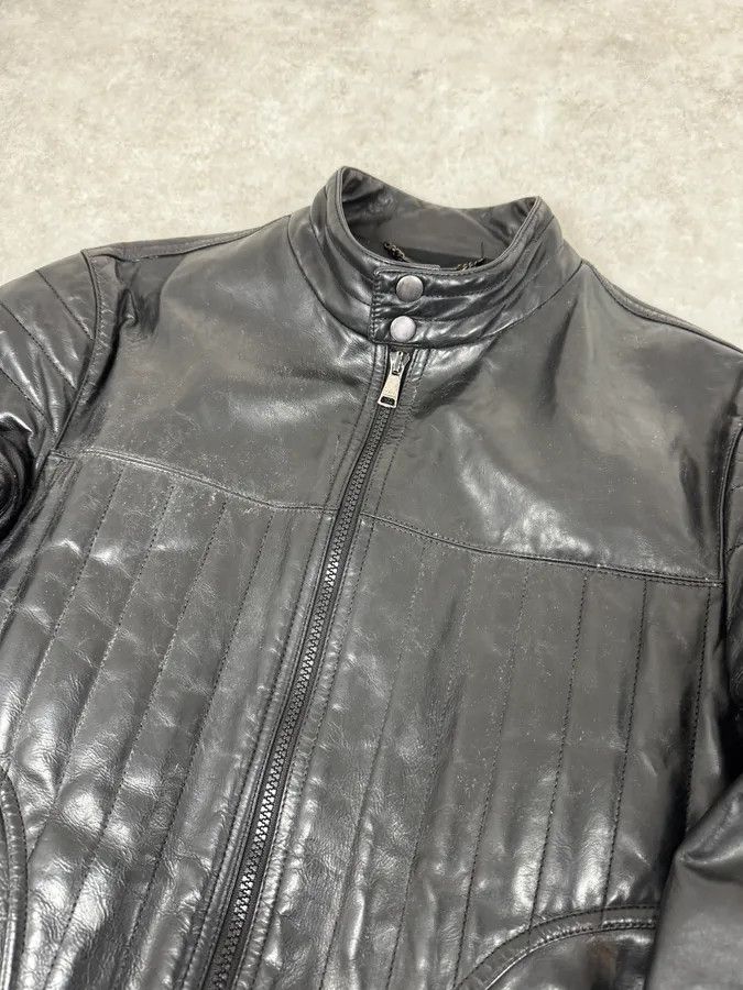Dolce & Gabbana 2000s Dolce & Gabbana Biker Black Leather Jacket Size US M / EU 48-50 / 2 - 5 Thumbnail