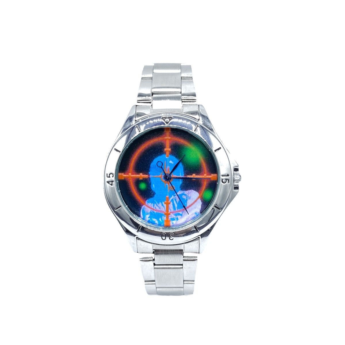 image of Vintage Purlieus1189 Aim Watch in Silver, Men's
