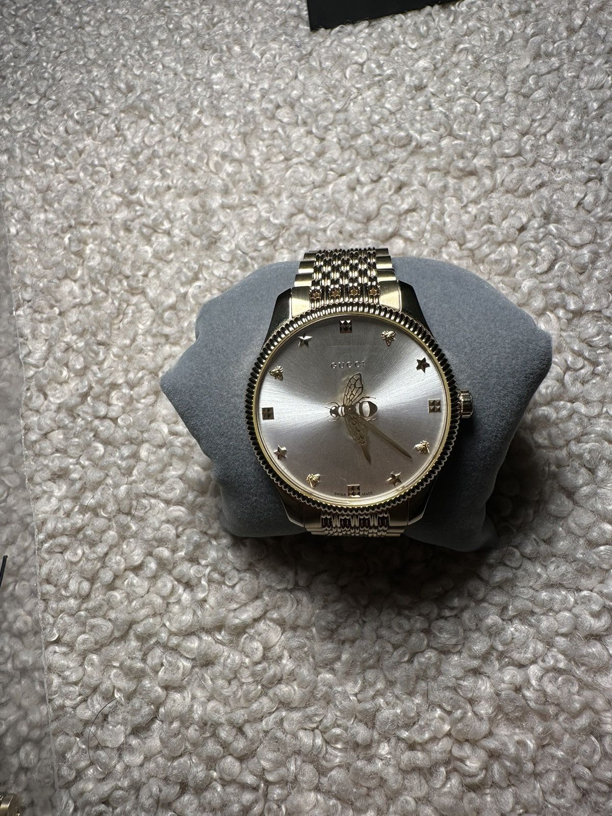 image of Gucci Timeless Watch, 36 Mm in Gold, Men's