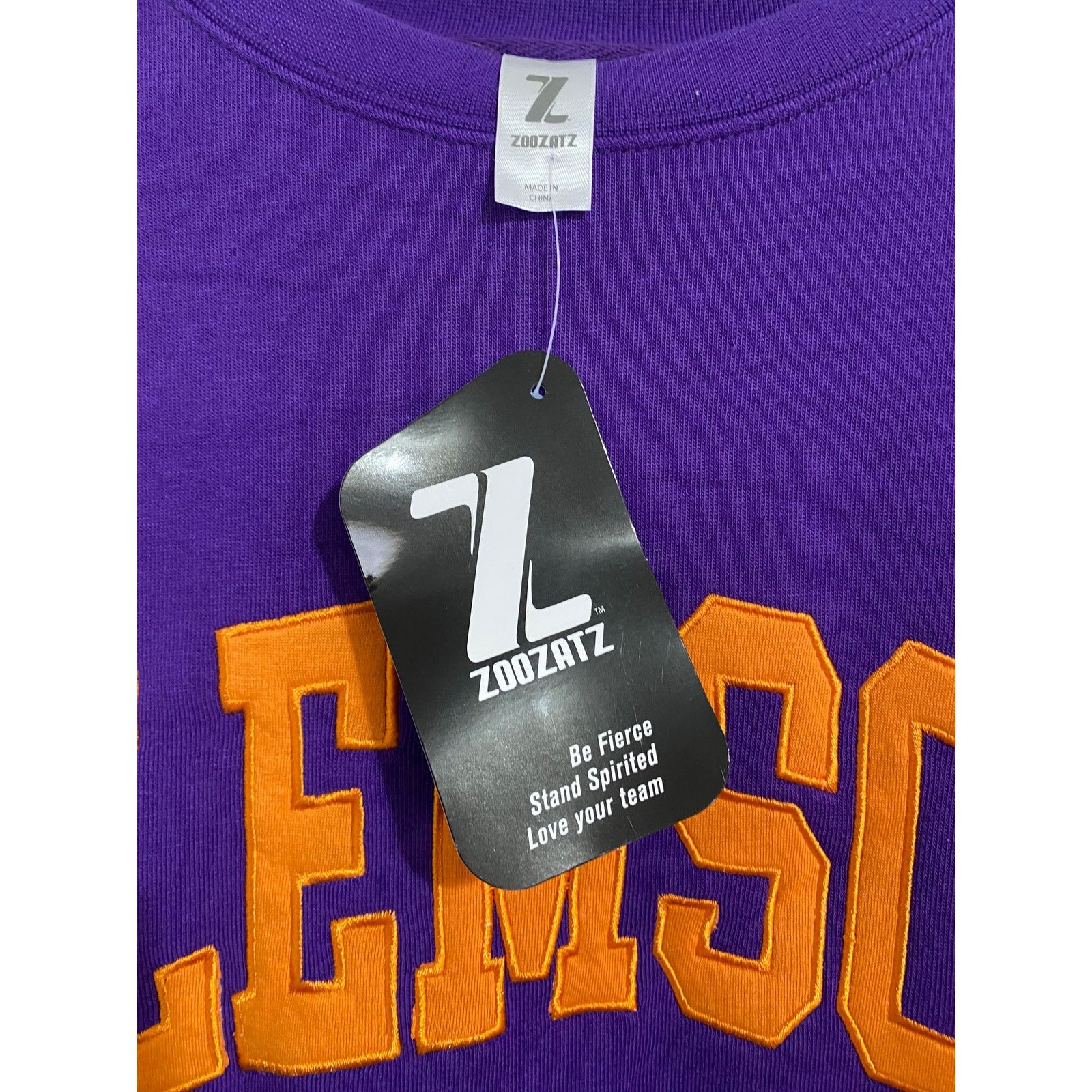 NCAA NWT Clemson Tigers Crewneck Sweatshirt Adult Size Small Size US S / EU 44-46 / 1 - 3 Thumbnail