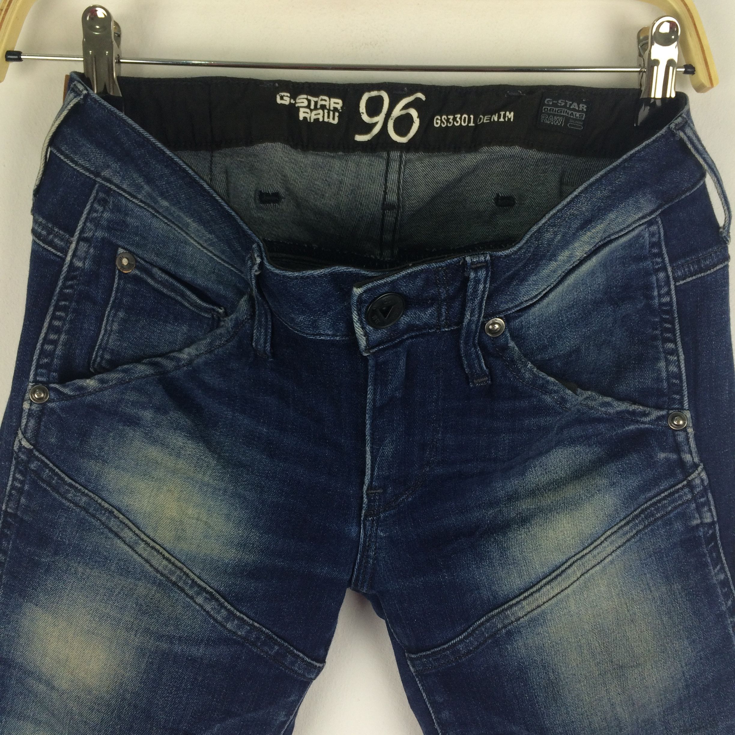 G-Star X21 G-STAR RAW 96 BIKER JEANS W30 Size US 30 / EU 46 - 5 Thumbnail